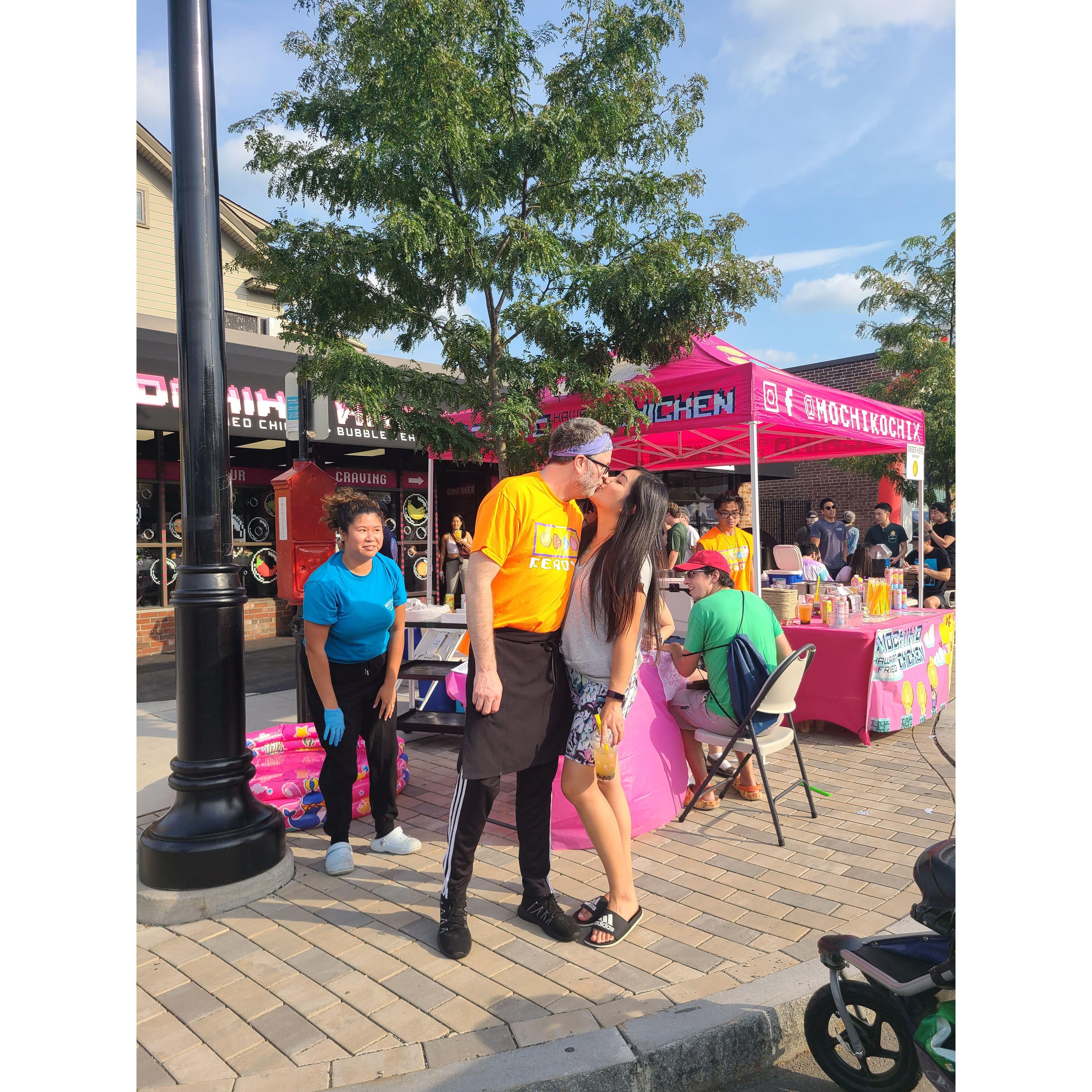 Mochiko Hawaiian's first participation at Newtonville Day 2022