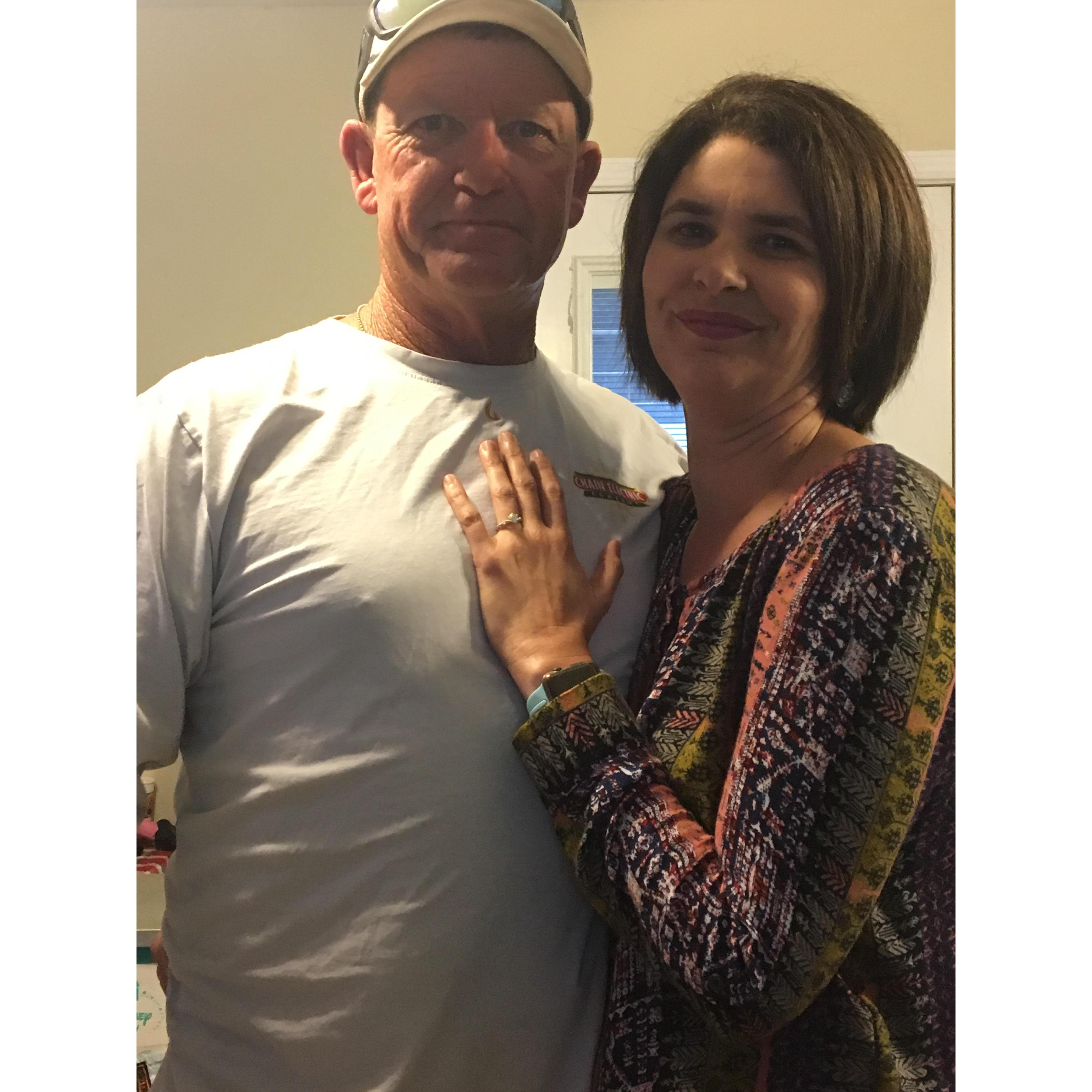 Right after I said yes.