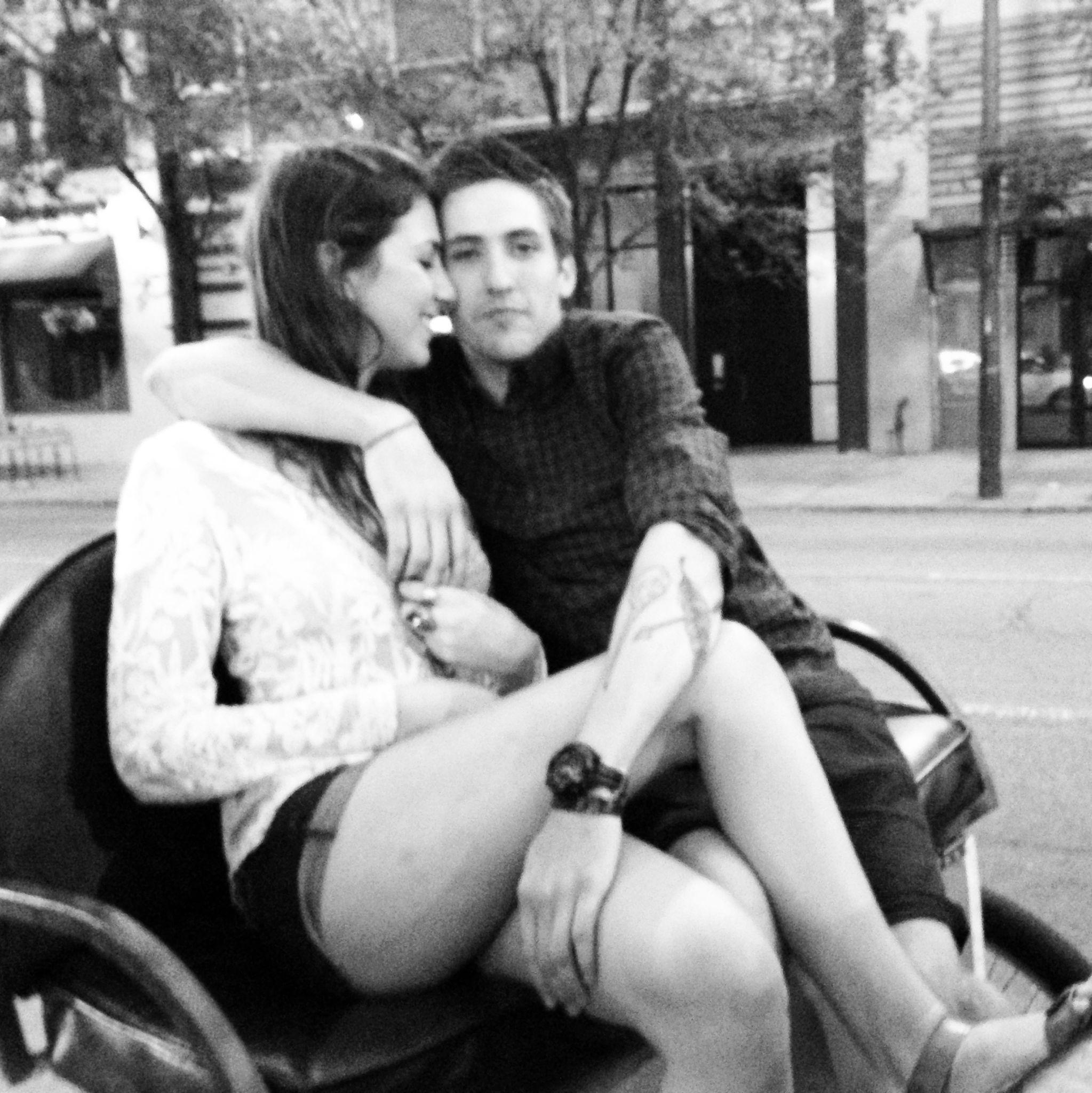 Before we were "official," a very late night rickshaw from the now shuttered blues bar, Underground Wonder Bar