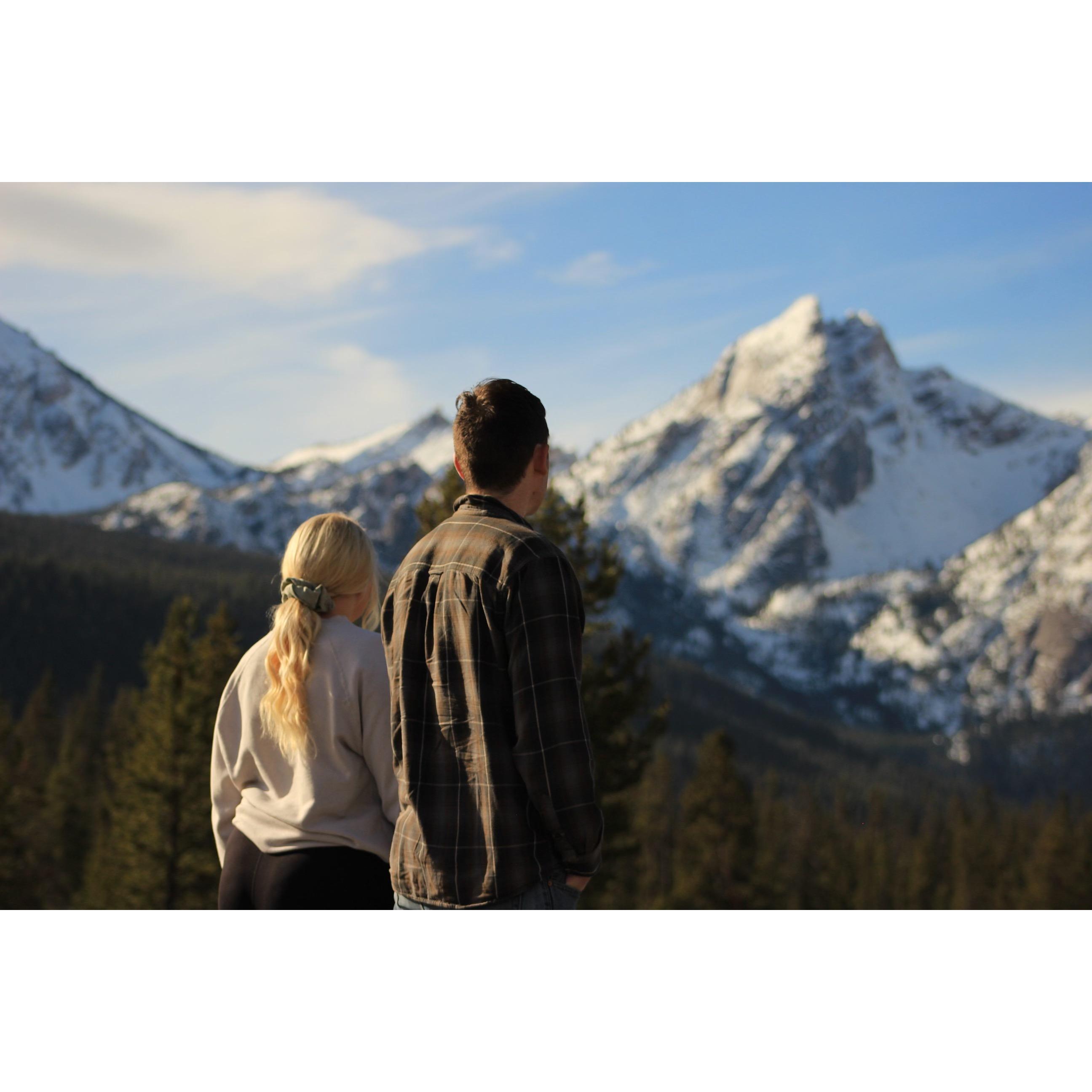 Our first trip to the mountains since moving to Idaho