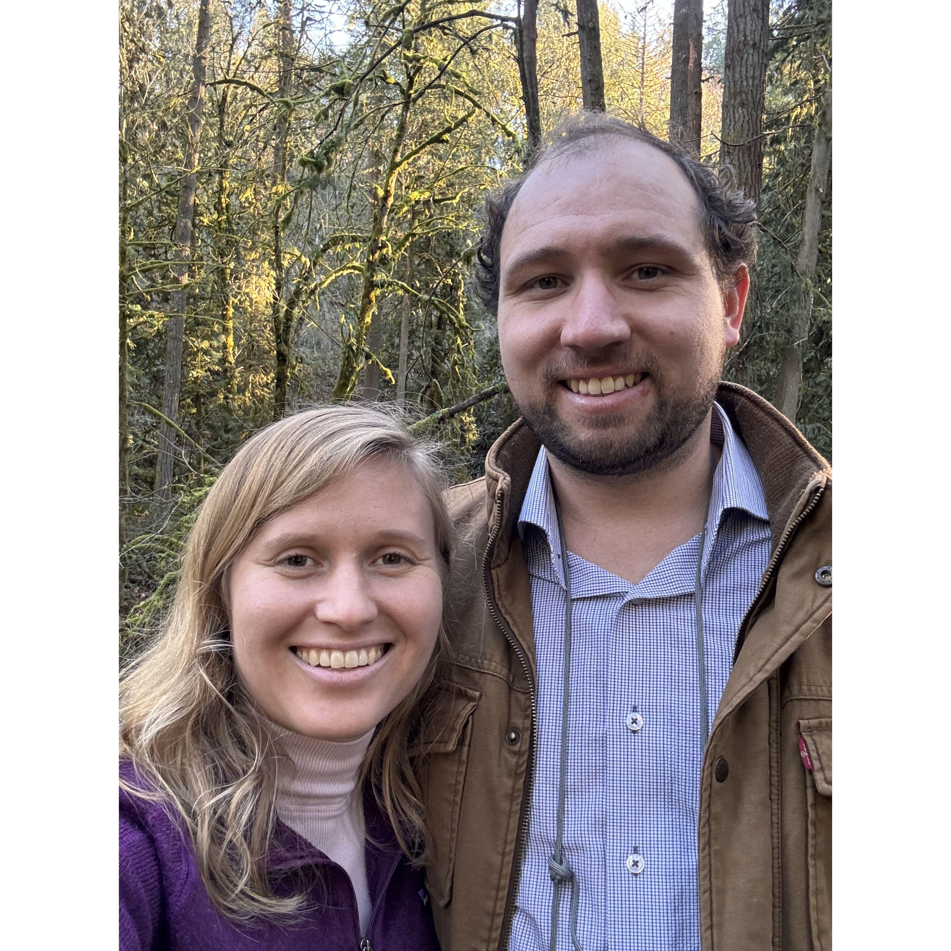 Heather visits Tom in Oregon