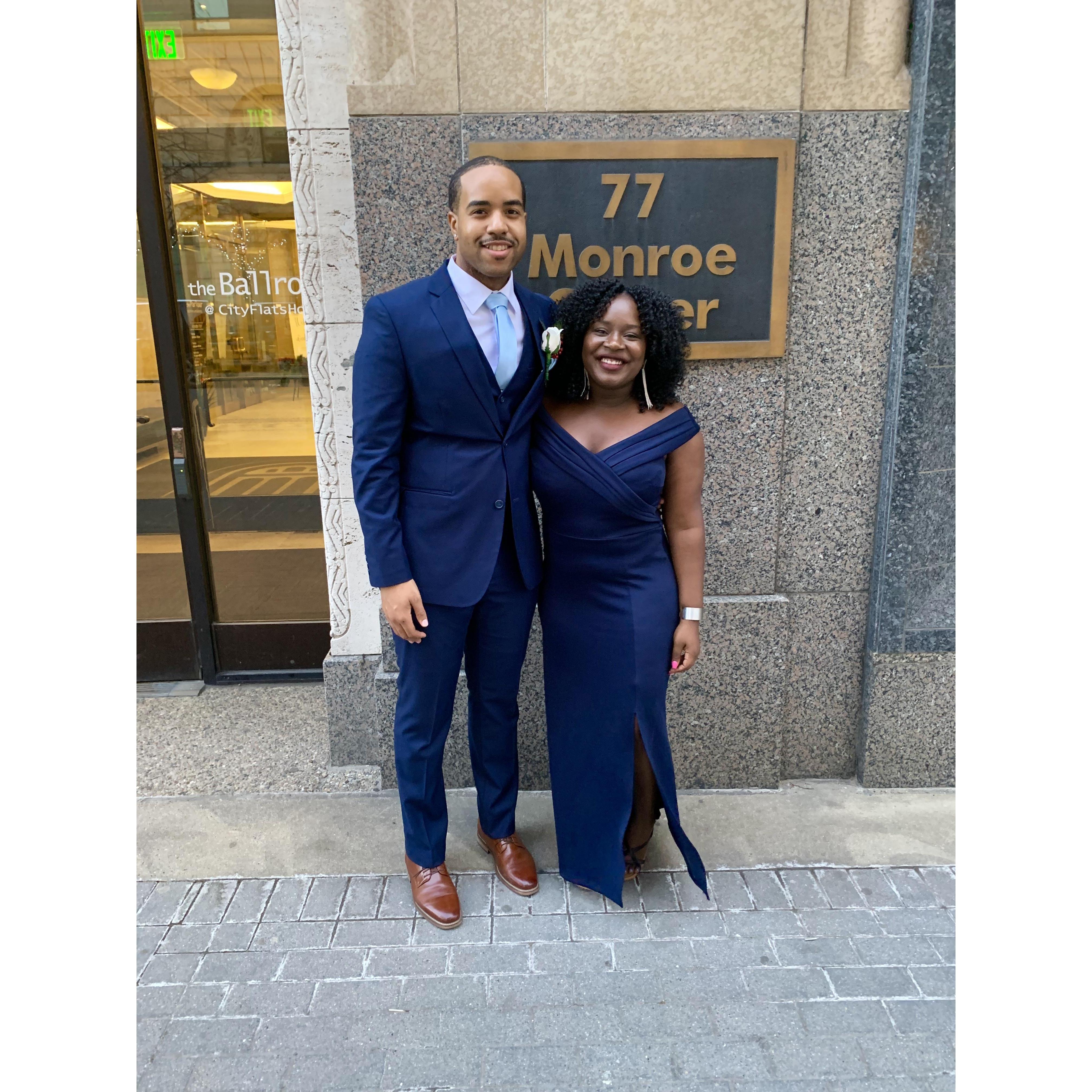 12/28/2019: Marleca was Joshua’s plus one to a beautiful wedding in Grand Rapids, MI.