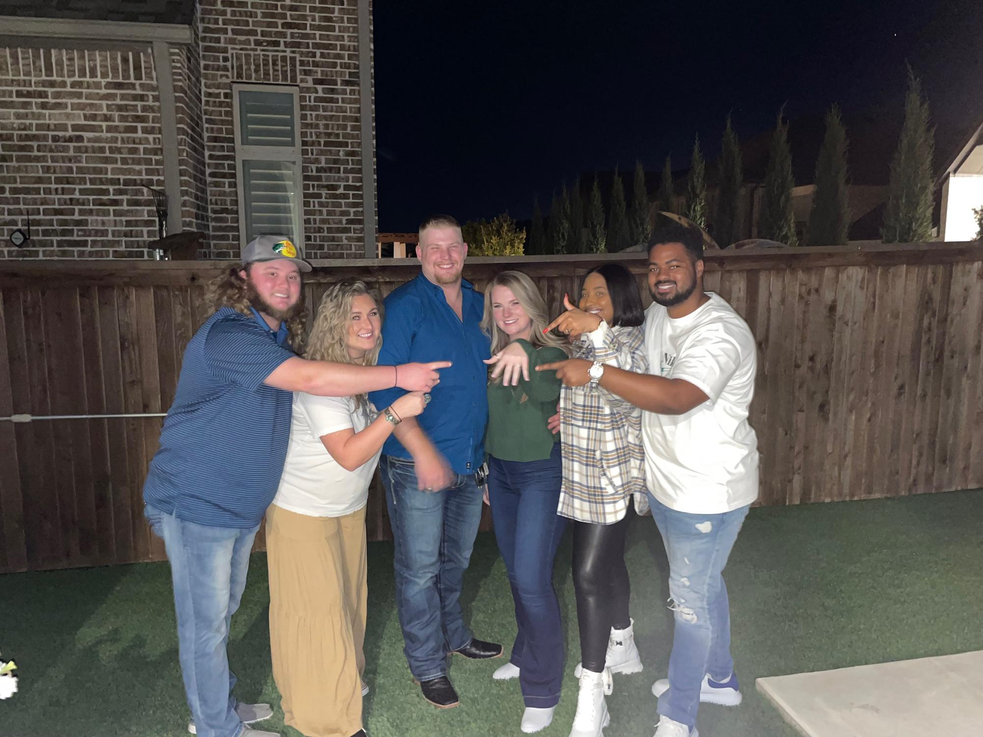 Nov. 14, 2021 - surprise engagement party