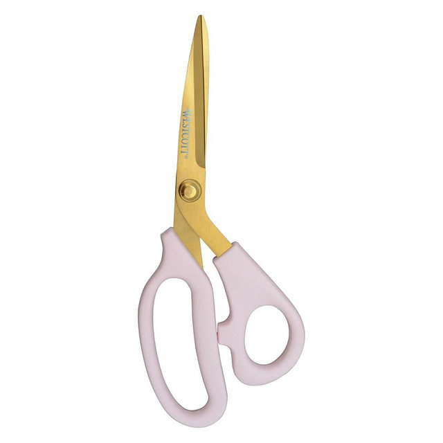 Westcott All-Purpose Kitchen Shears, Pink with Gold Blades - Durable Kitchen Shears with Precision-Ground Blades for Easy Cutting and Meal Prep - 8-Inch