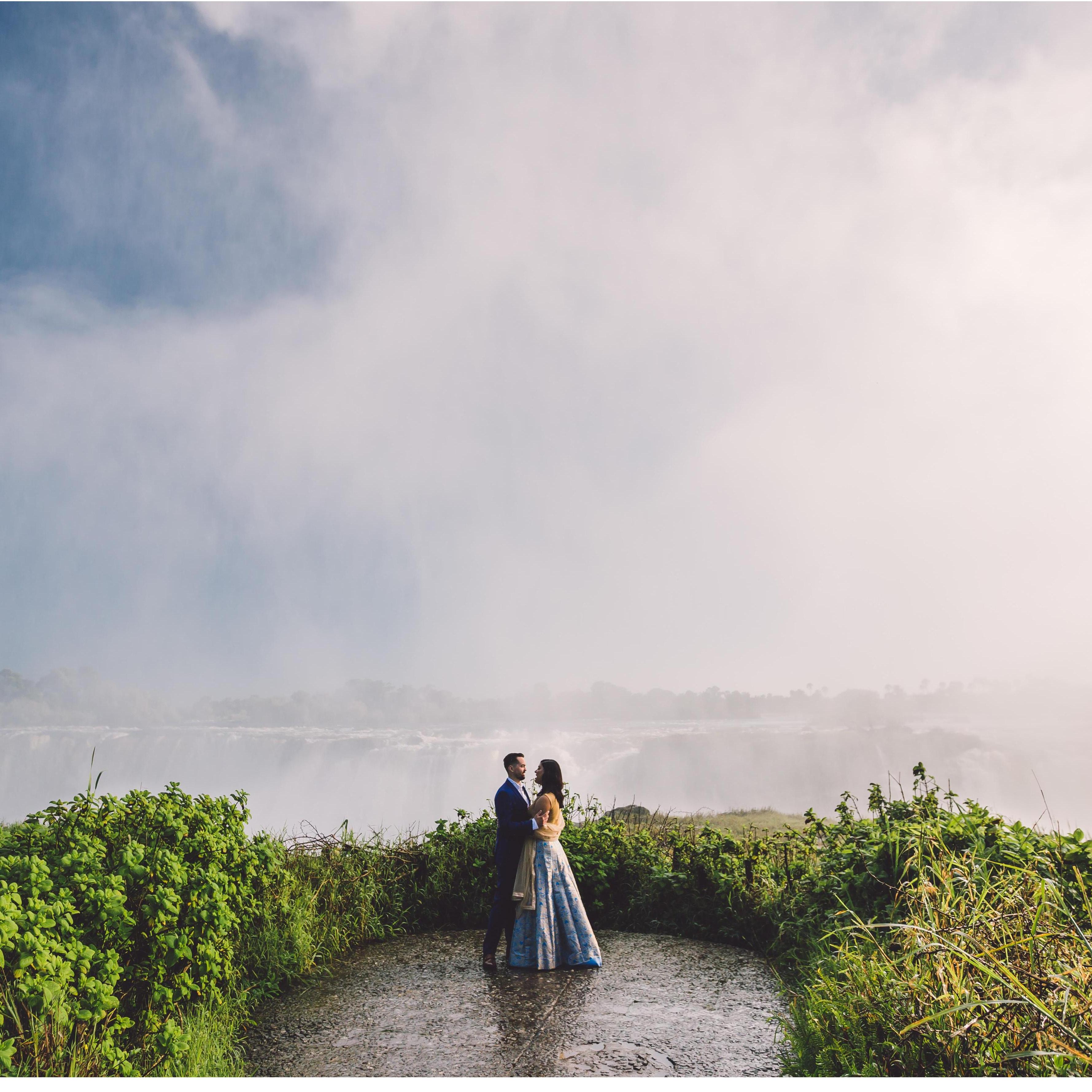 Our fairytale photoshoot at Victoria Falls