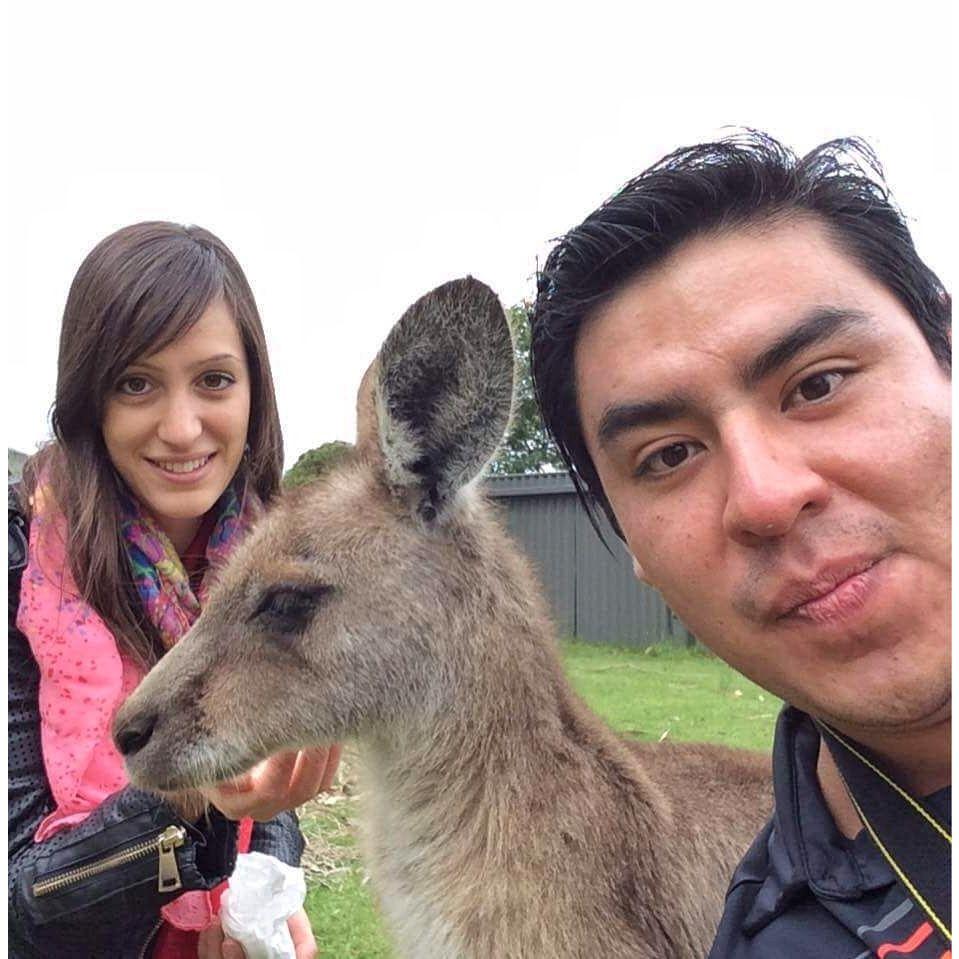 Our first date in Tasmania.