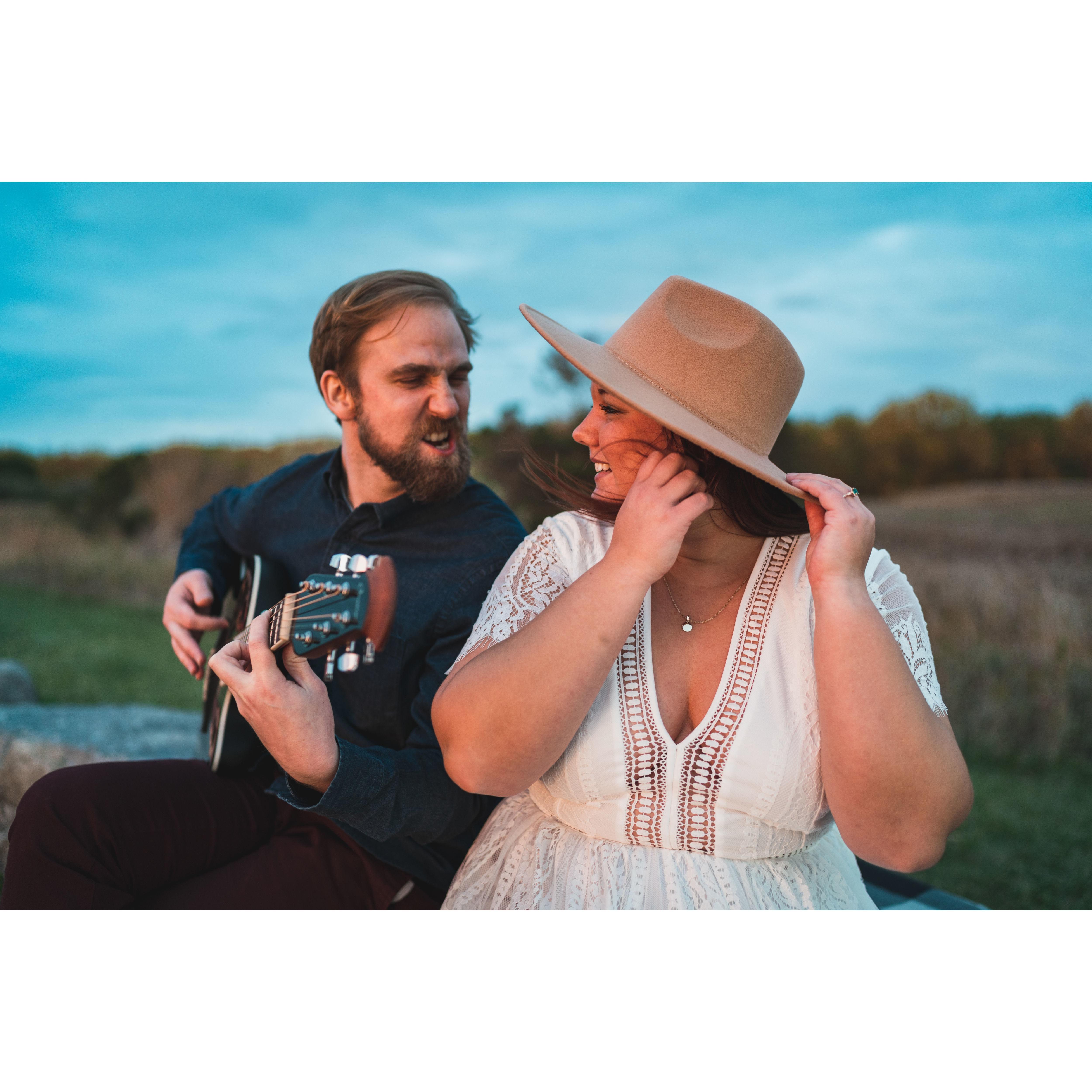 Engagement photo bloopers