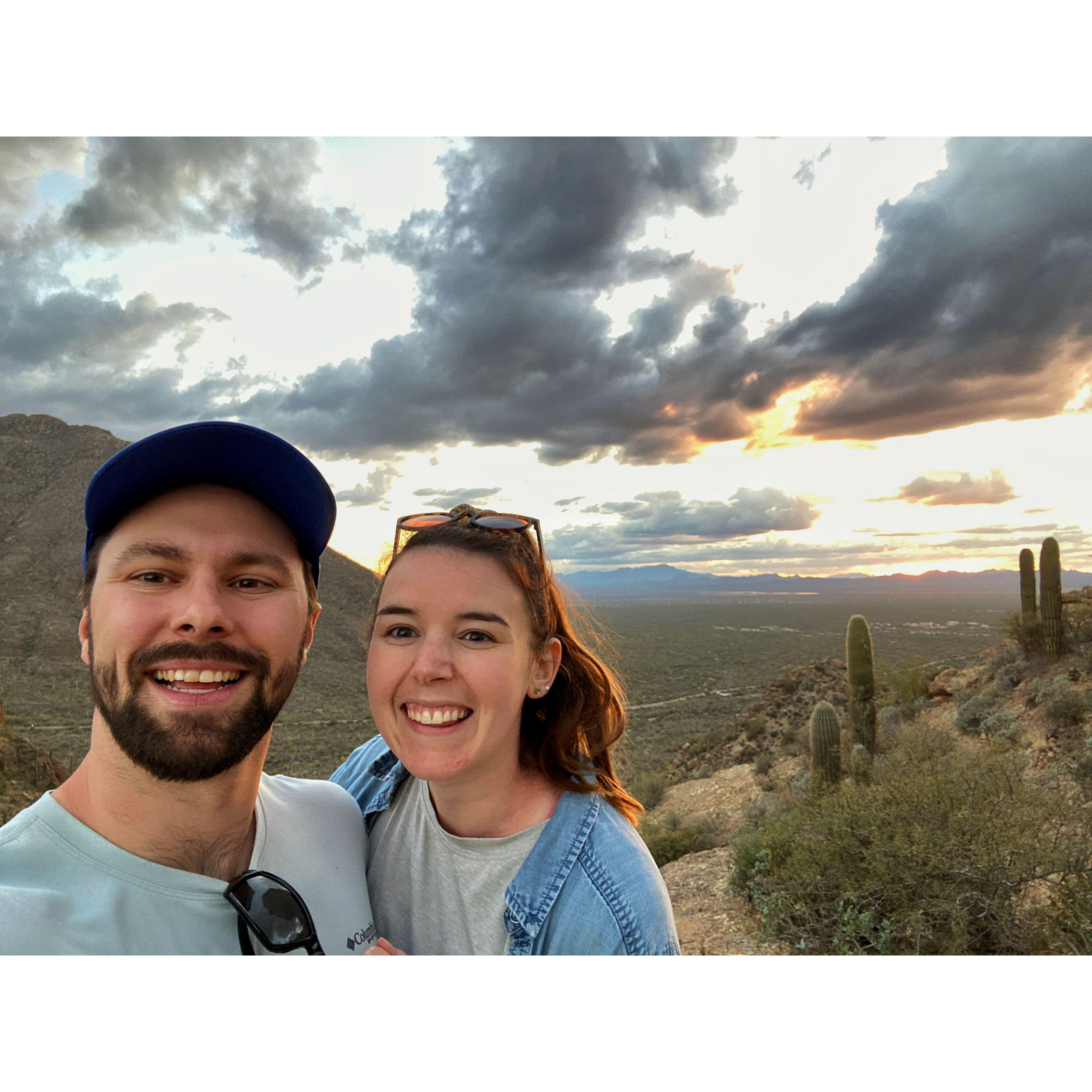 Our first long trip together-Tuscon!
