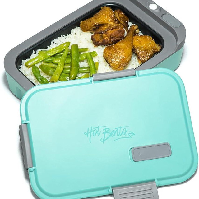 Hot Bento – Self Heated Lunch Box and Food Warmer – Battery Powered, Portable, Cordless, Hot Meals for Office, Travel, Jobsite, Picnics, Outdoor Recreation, Kitchen Meal Prep, Limpet Shell Standard