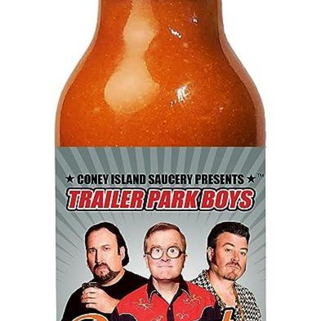 Coney Island Saucery - Trailer Park Boys Deeecent Hot Sauce | Made with cayenne peppers, fresh garlic, margarine and basil | Low Sugar, Low Carb, Vegan, Gluten Free, Keto Friendly | Amazing Hot Sauce 5 oz