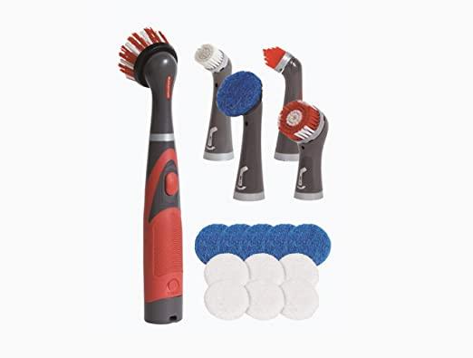 Rubbermaid Cleaning Power Scrubber Complete Home Kit, 18 Pieces