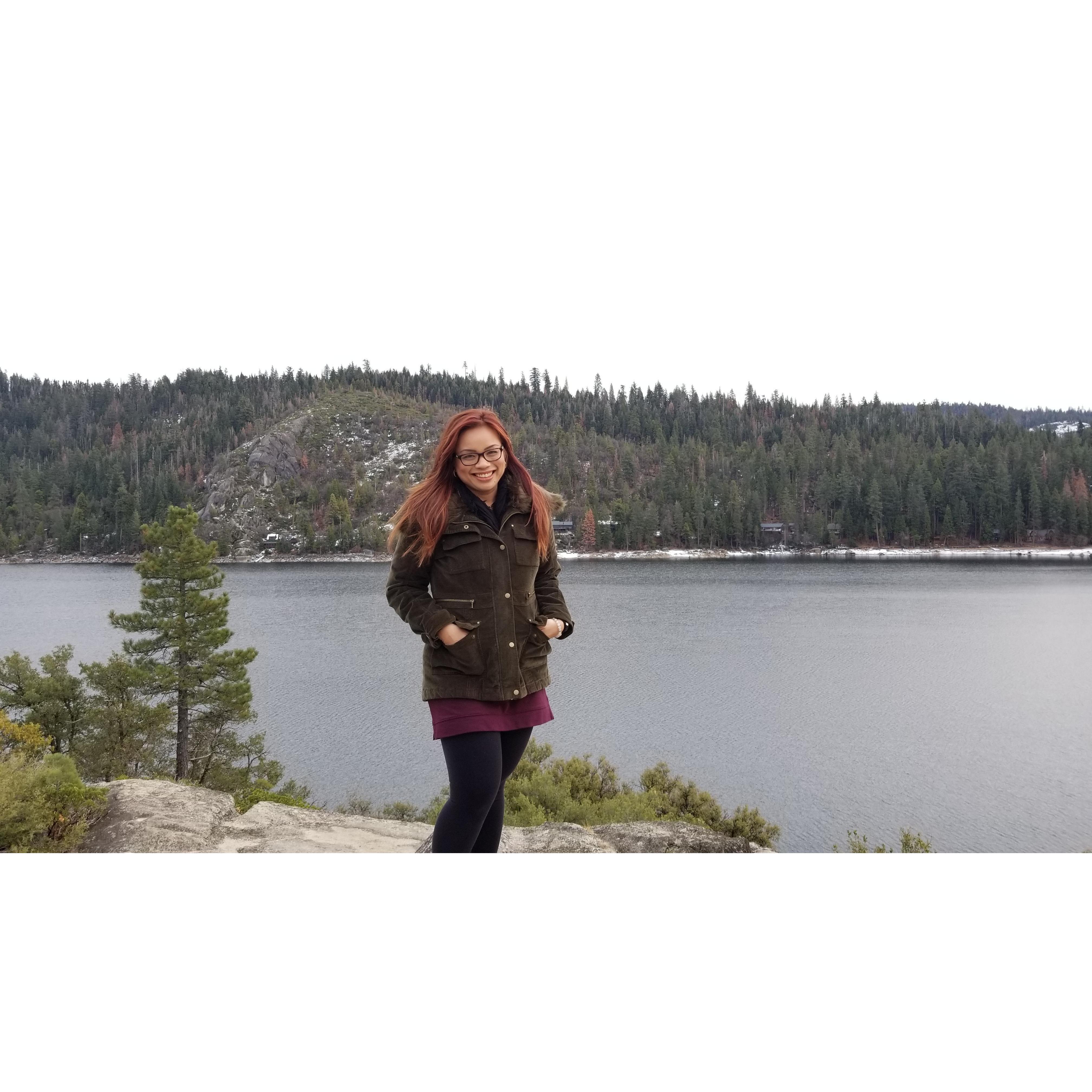 One of the beautiful lakes in Stanislaus Forest...Pinecrest Lake.