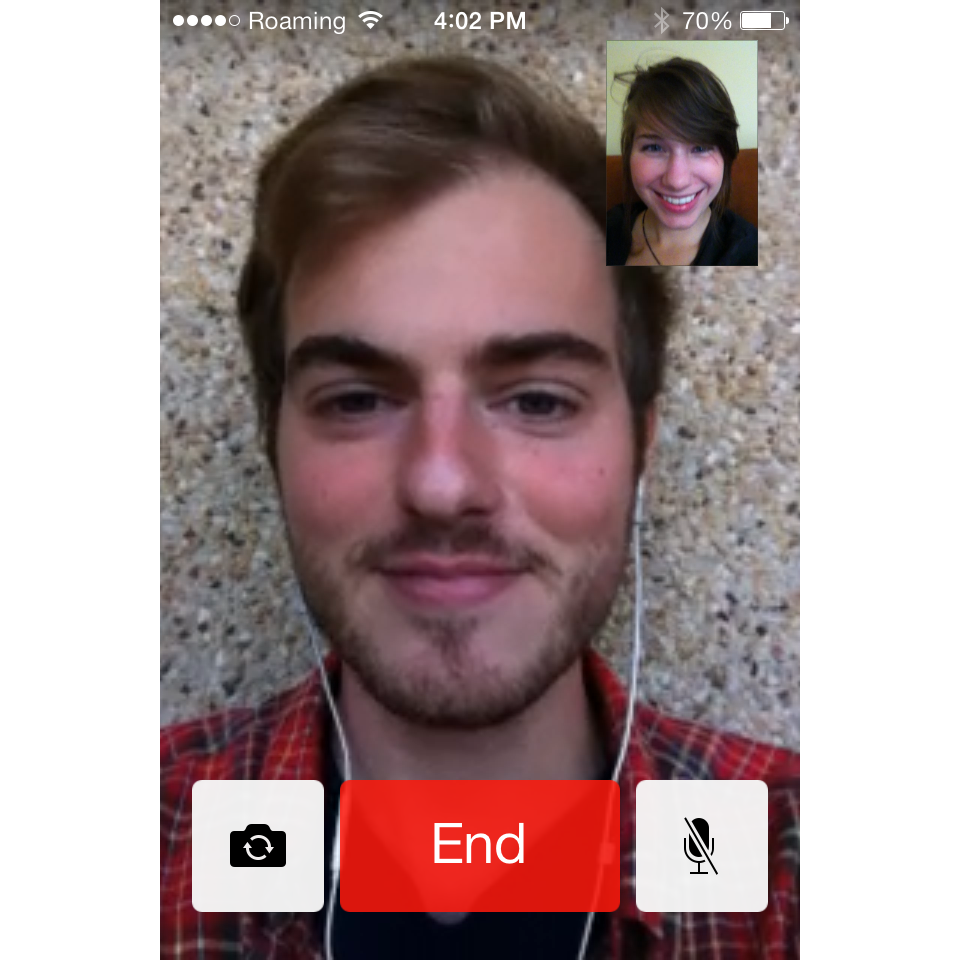 Video calls are every long distance couple's best friend!