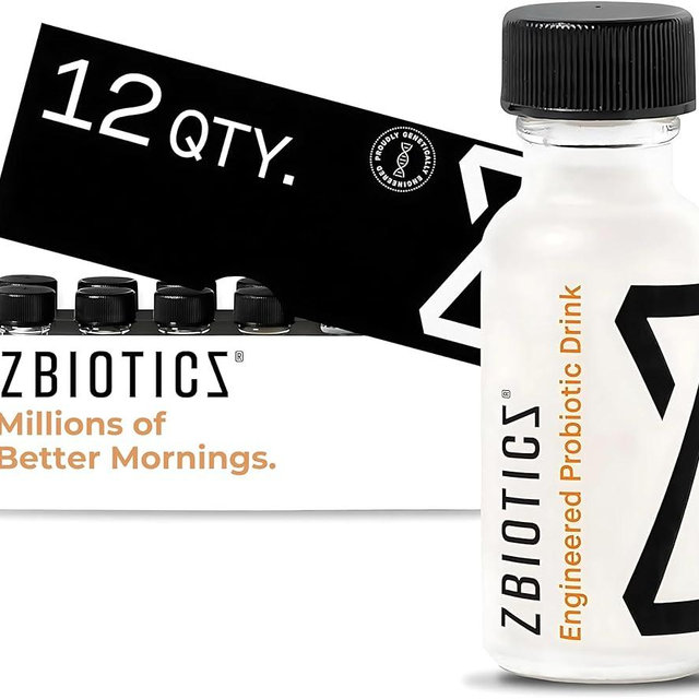 ZBiotics — Feel Better After Drinking, Wake Up Refreshed, Science-Backed, Patented Probiotic for Easier Mornings, Travel-Friendly, 12-Pack of 0.5 Fl Oz Bottles