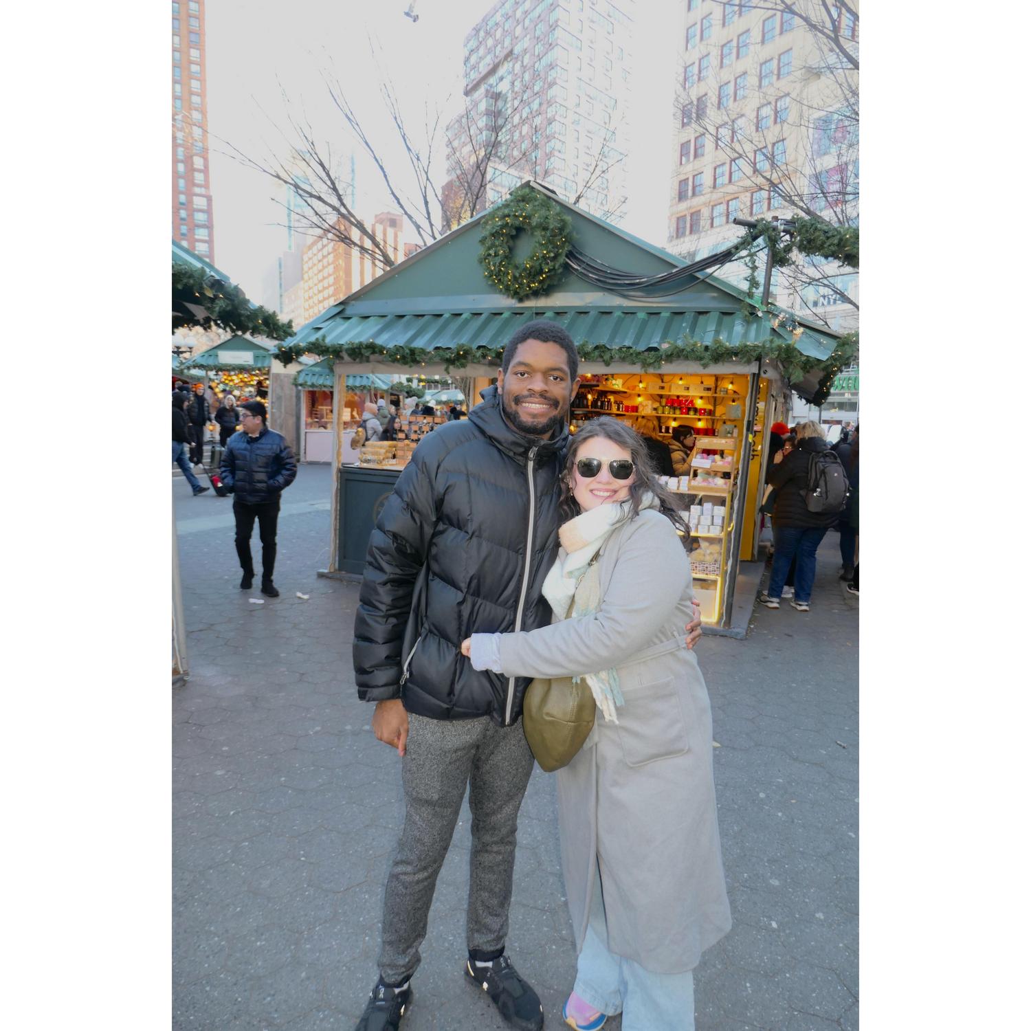 We love going to the holiday markets each year.