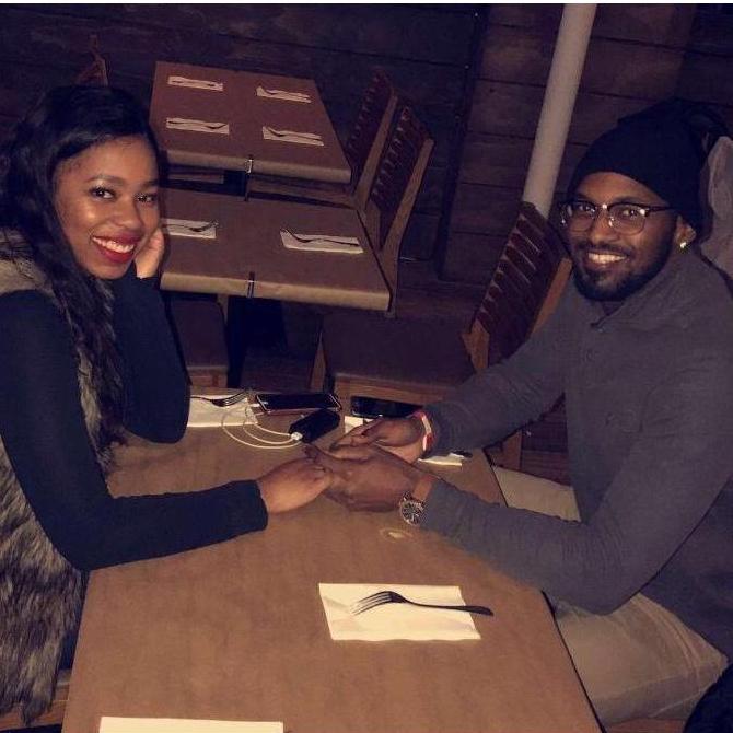 Our first double date.