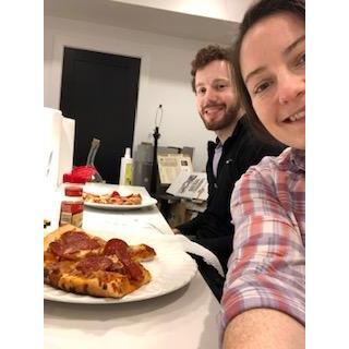 First meal in our new condo