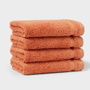 Orange 4pk Total Fresh Antimicrobial Washcloth Set - Threshold™