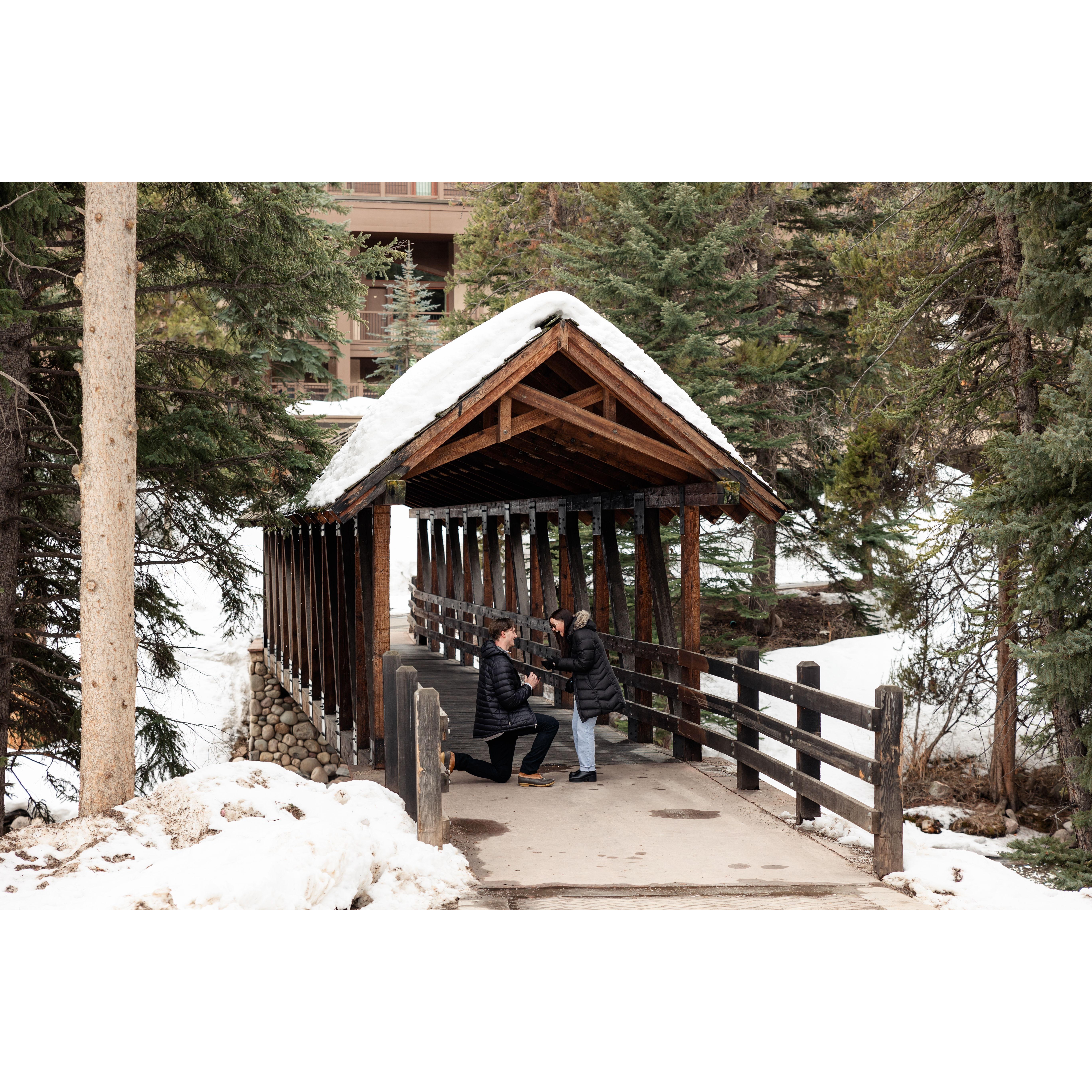 Proposal in March of 2024 in Vail, Colorado