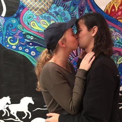 "You haven't seen her in like 4 months, kiss her!"