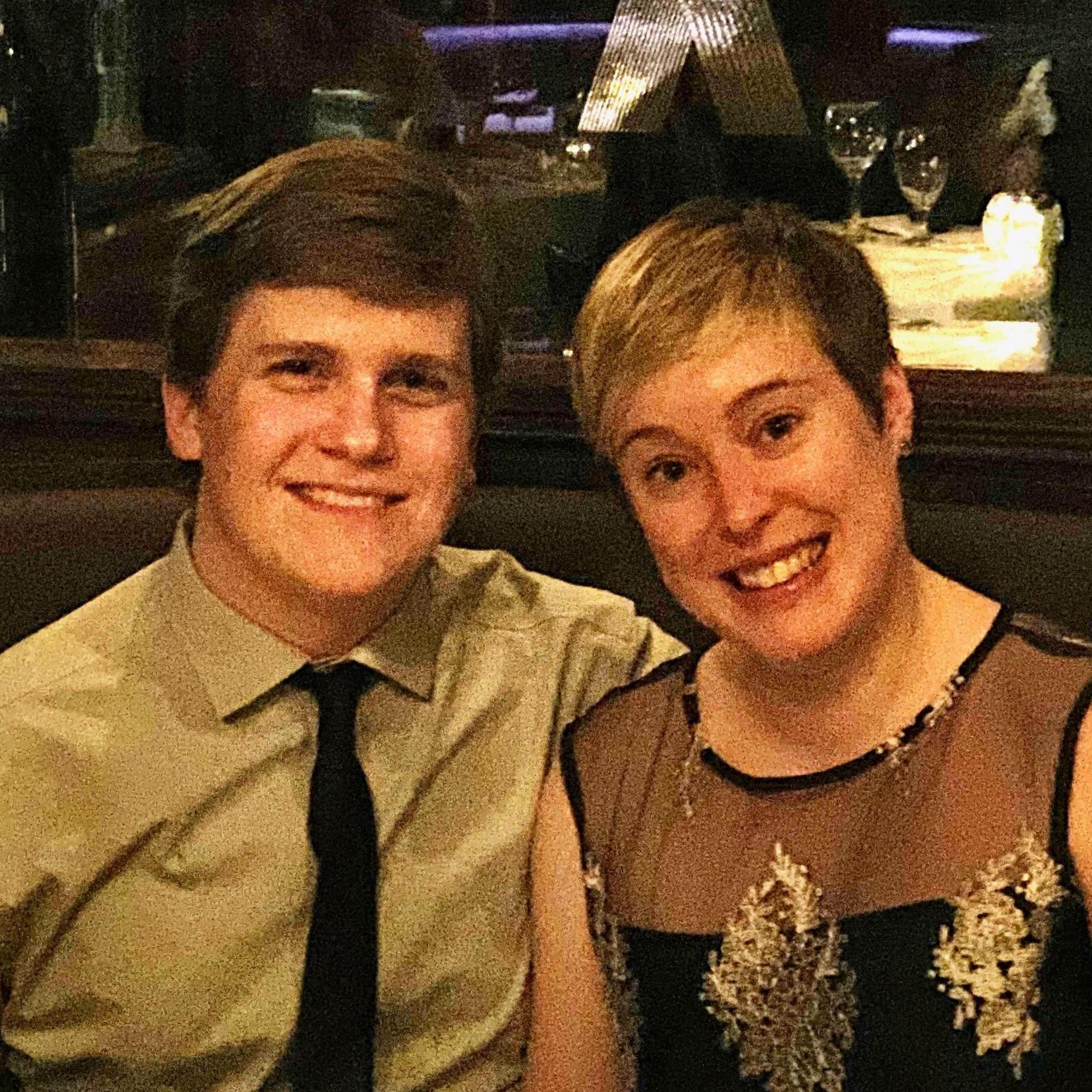 Our first Valentine's date.
