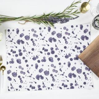 Watercolor Splatter Placemat, Set of 4