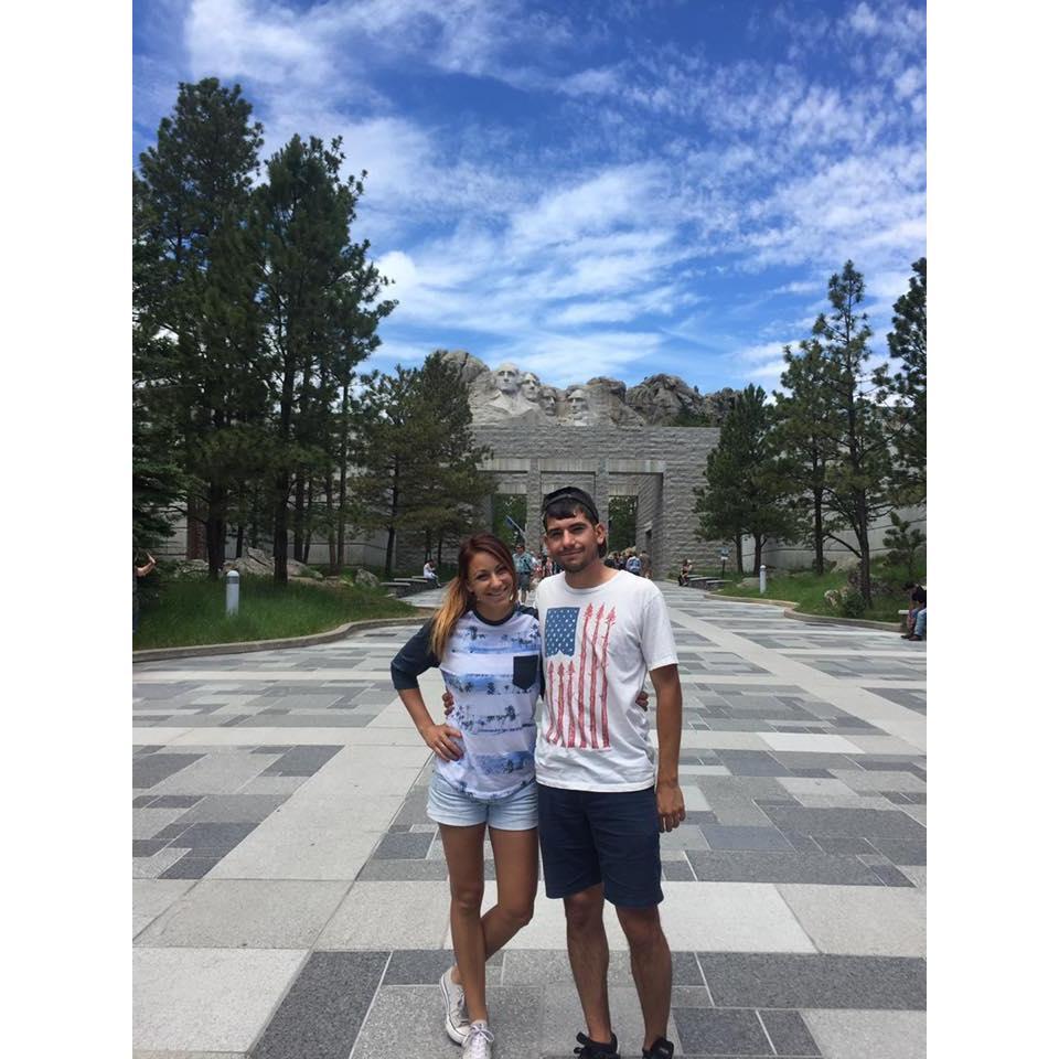 Before we spent 5 hours at Mount Rushmore so Rene could read EVERY sign. 2017.