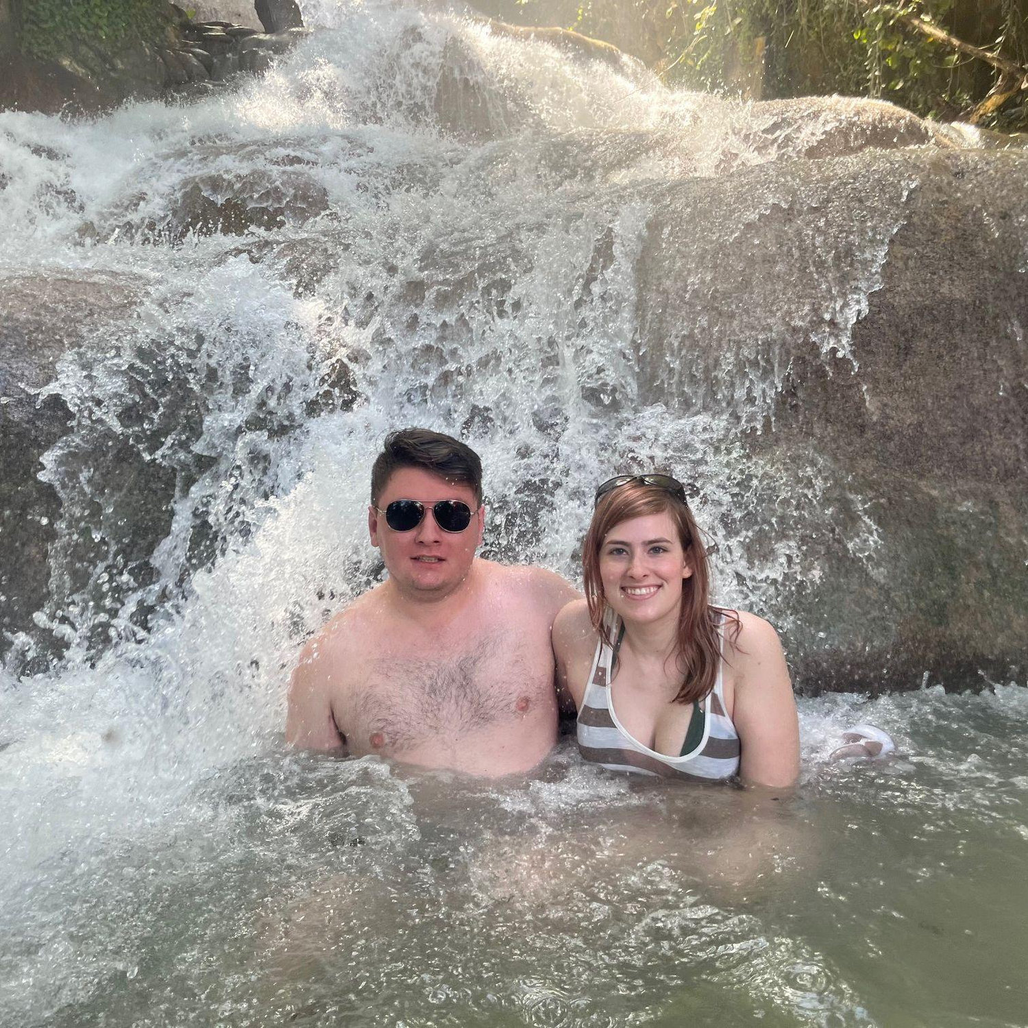 Hiking Dunn's River Falls in Jamaica