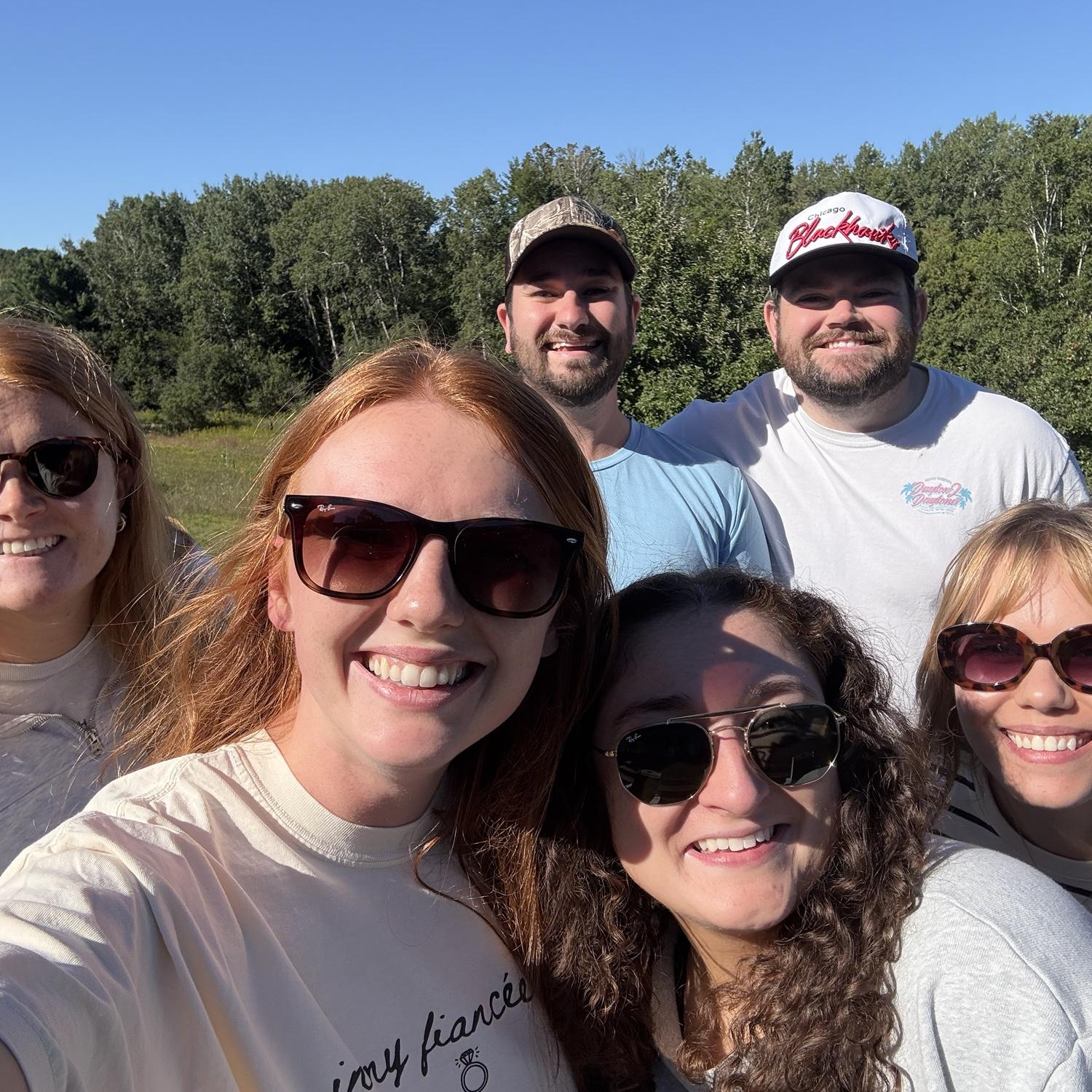 Engagement weekend celebrations up at the Lake House!