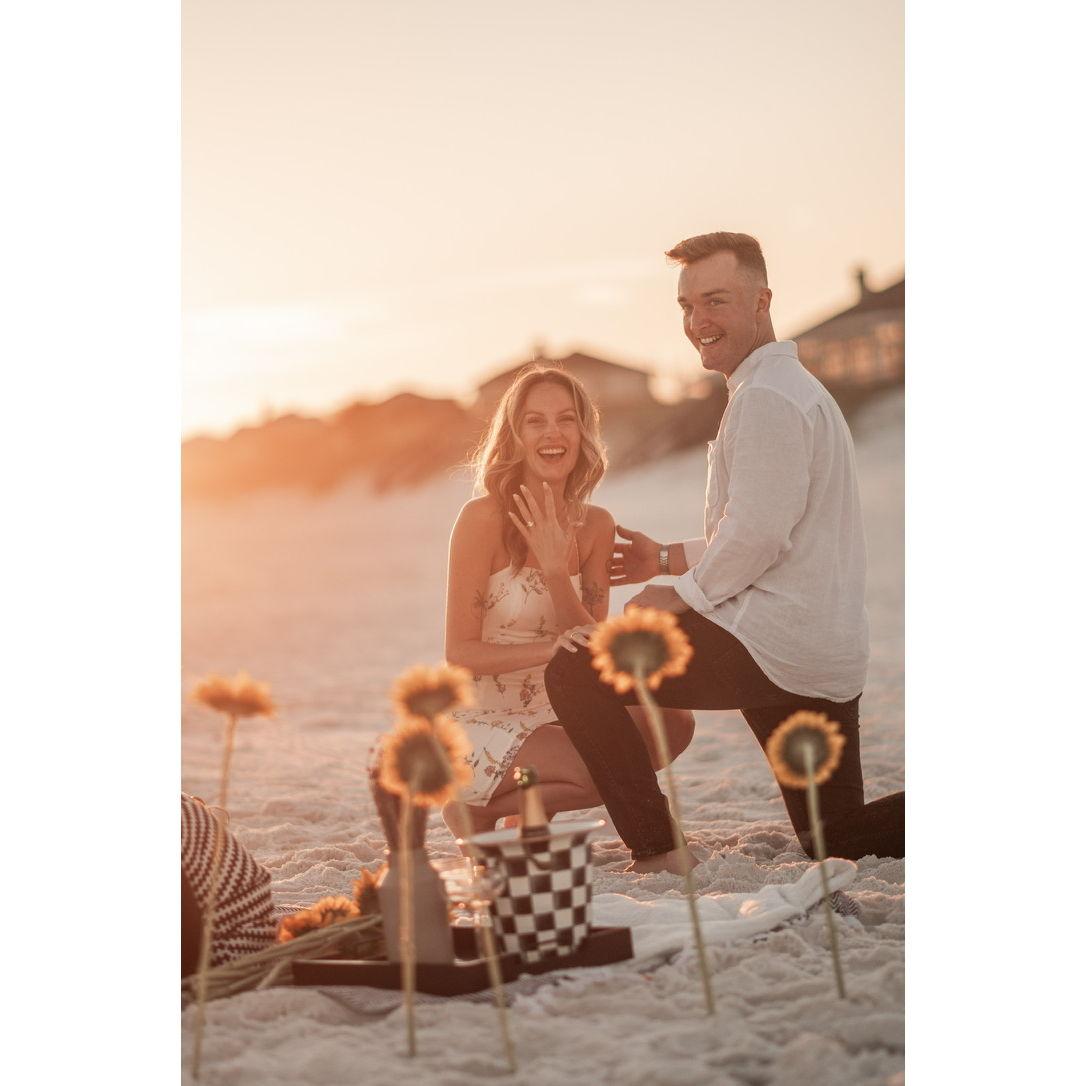 The moment after I said YES!