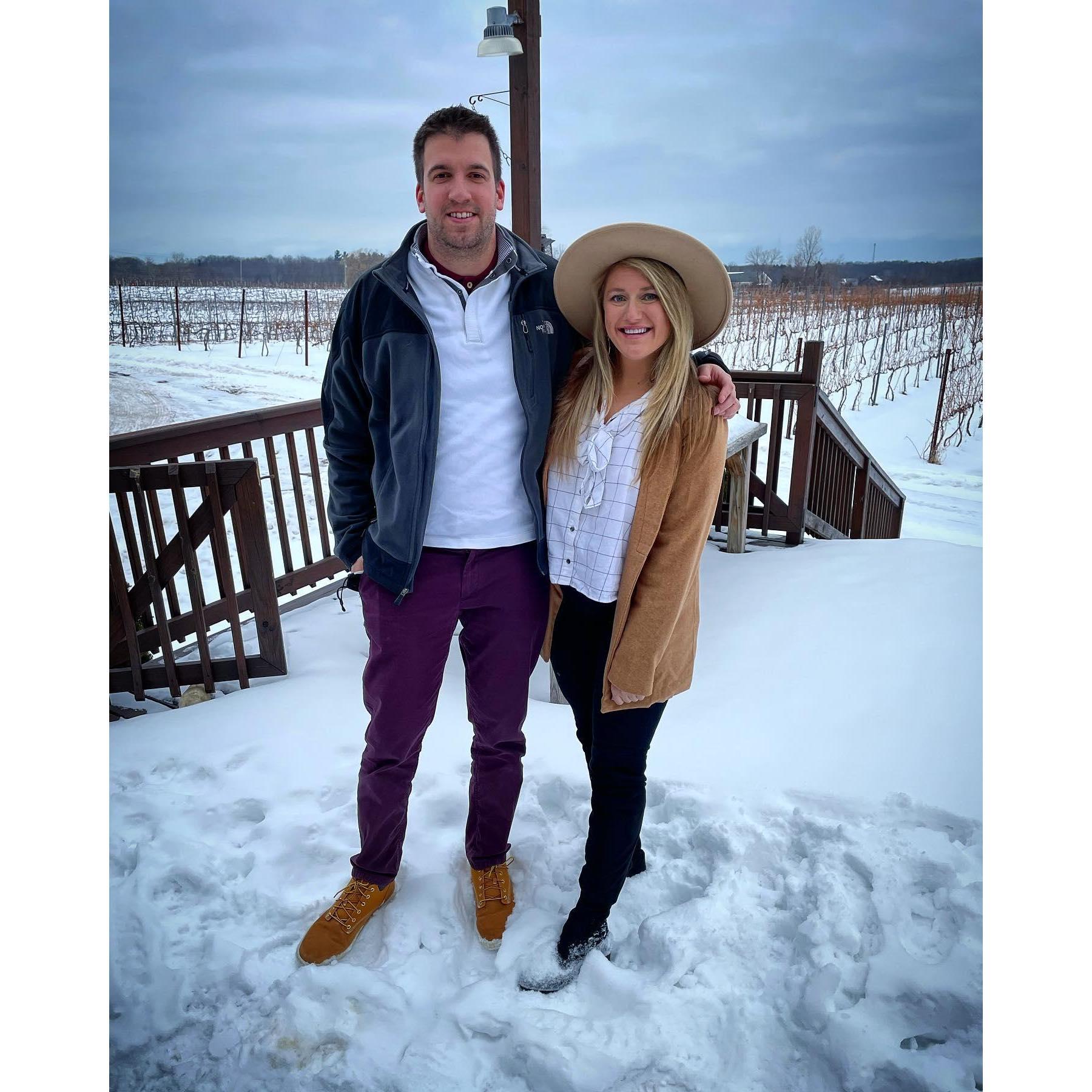 First Valentine's Day together at Gevena-on-The-Lake