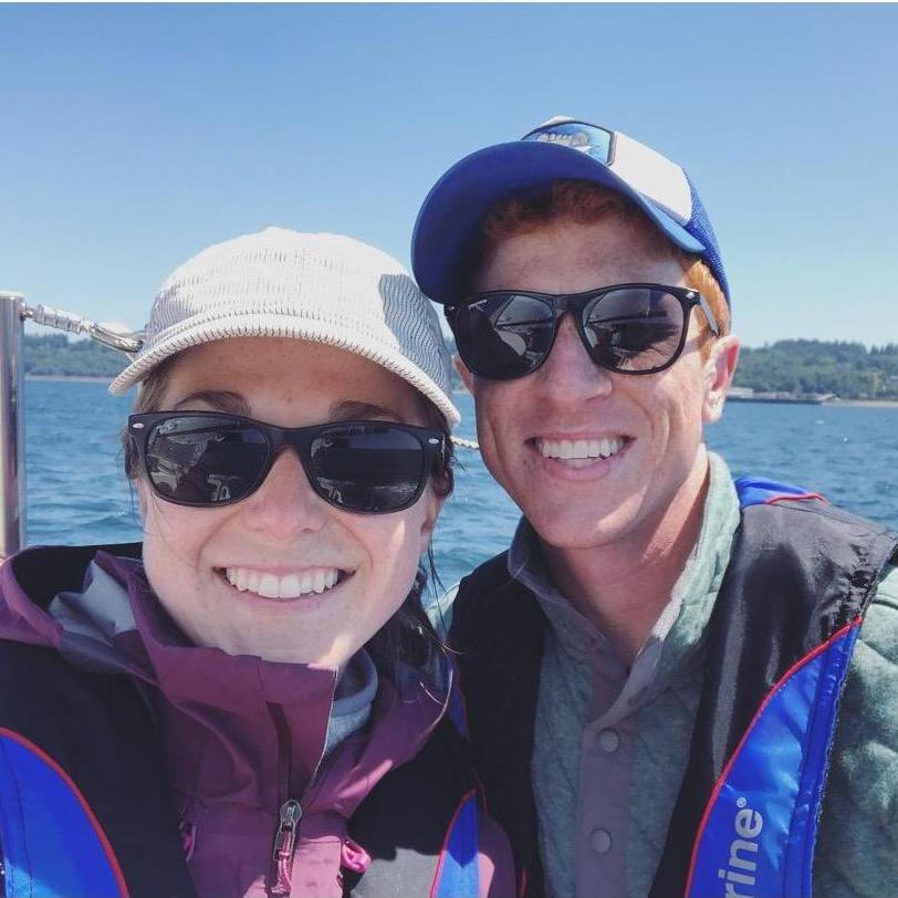 One of many chilly July sailing trips in the Puget Sound.