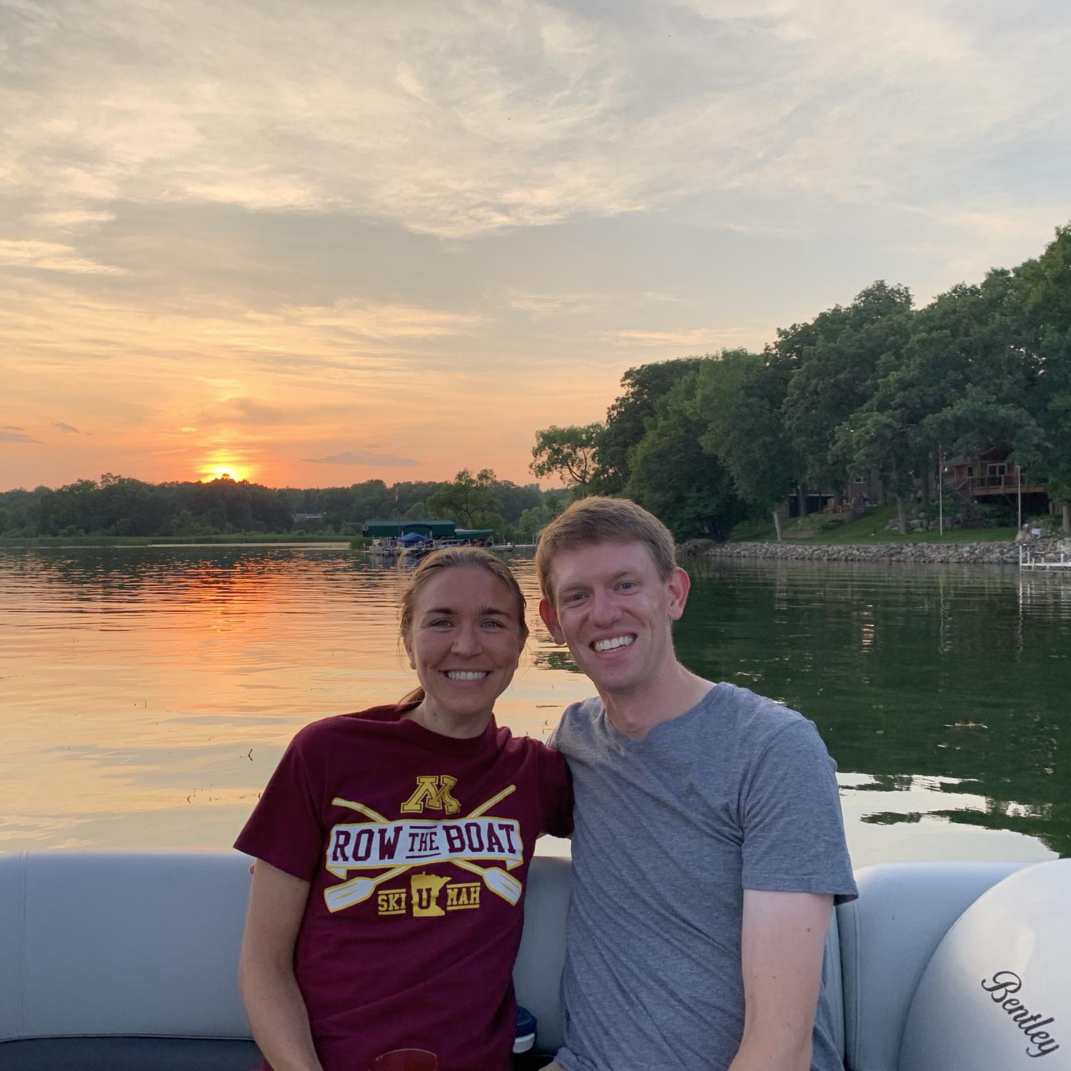 Sunset on Lake Francis, MN