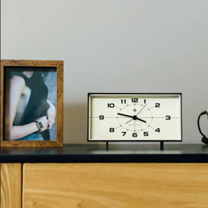 Newgate Wideboy Alarm Clock - Black/White