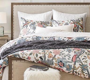Bloom Floral Print Cotton Duvet Cover