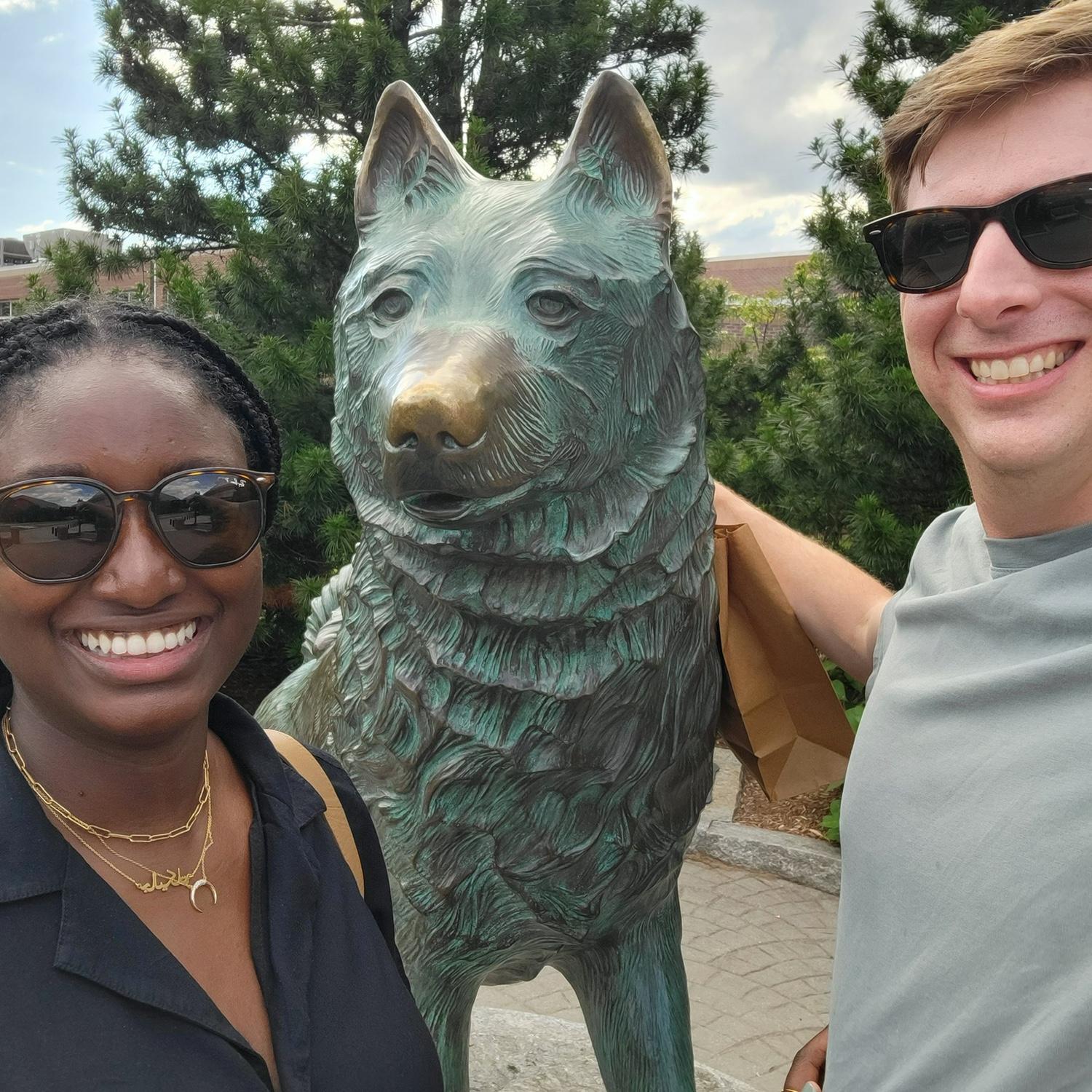 JJ's first time visiting Connecticut! Go Huskies! - June 2022