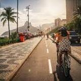 Biking Along the Beach Front