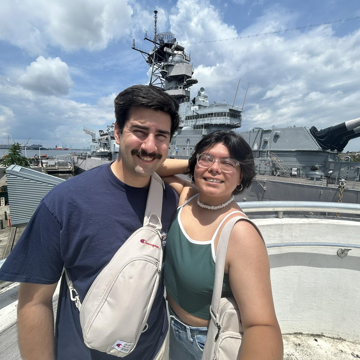 Just your 2 favorite museum junkies soaking in the history together!
