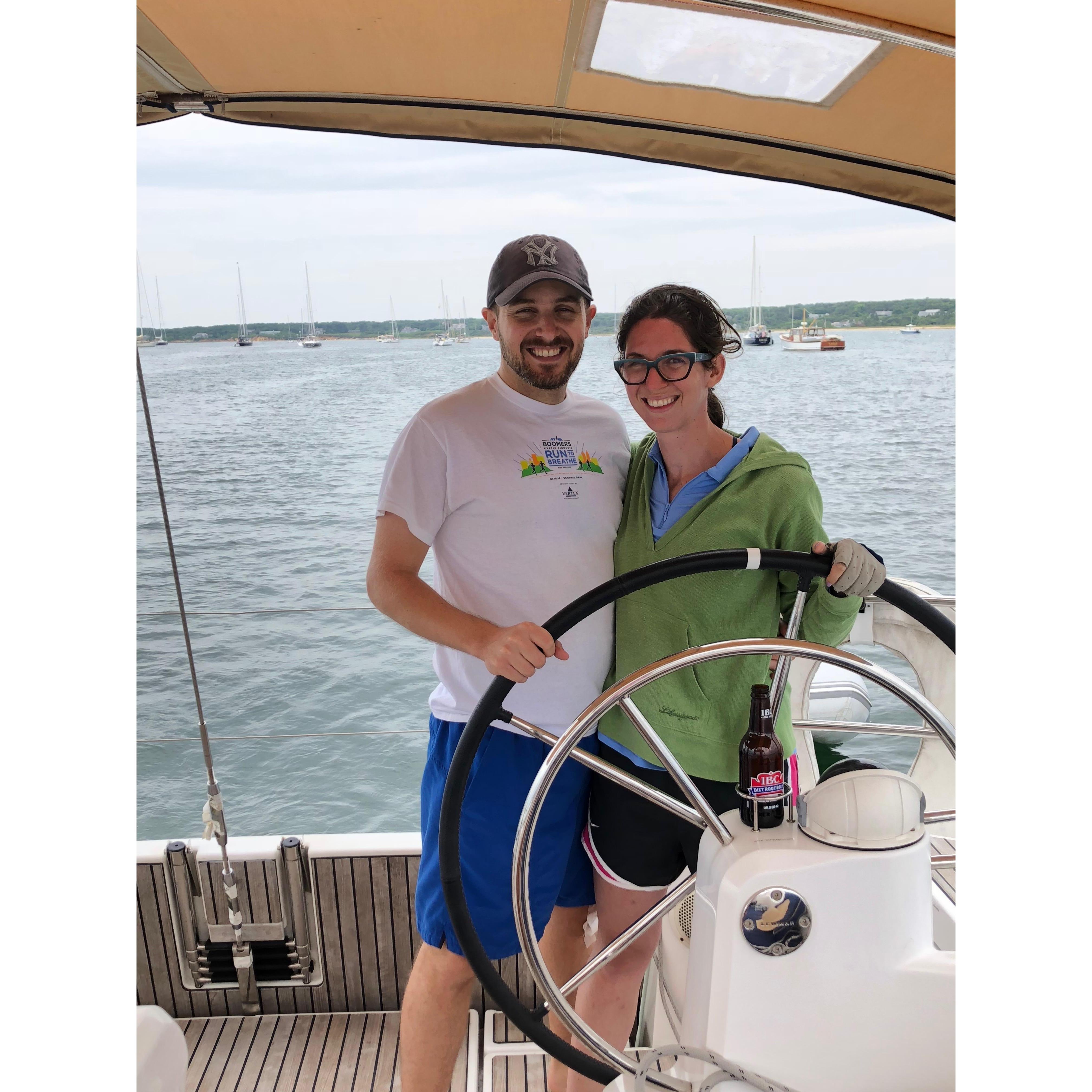 Sailing from Newport to Montauk