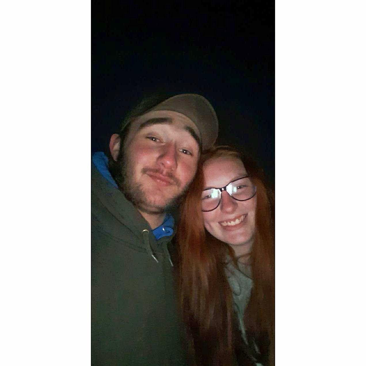 This was right before our first kiss