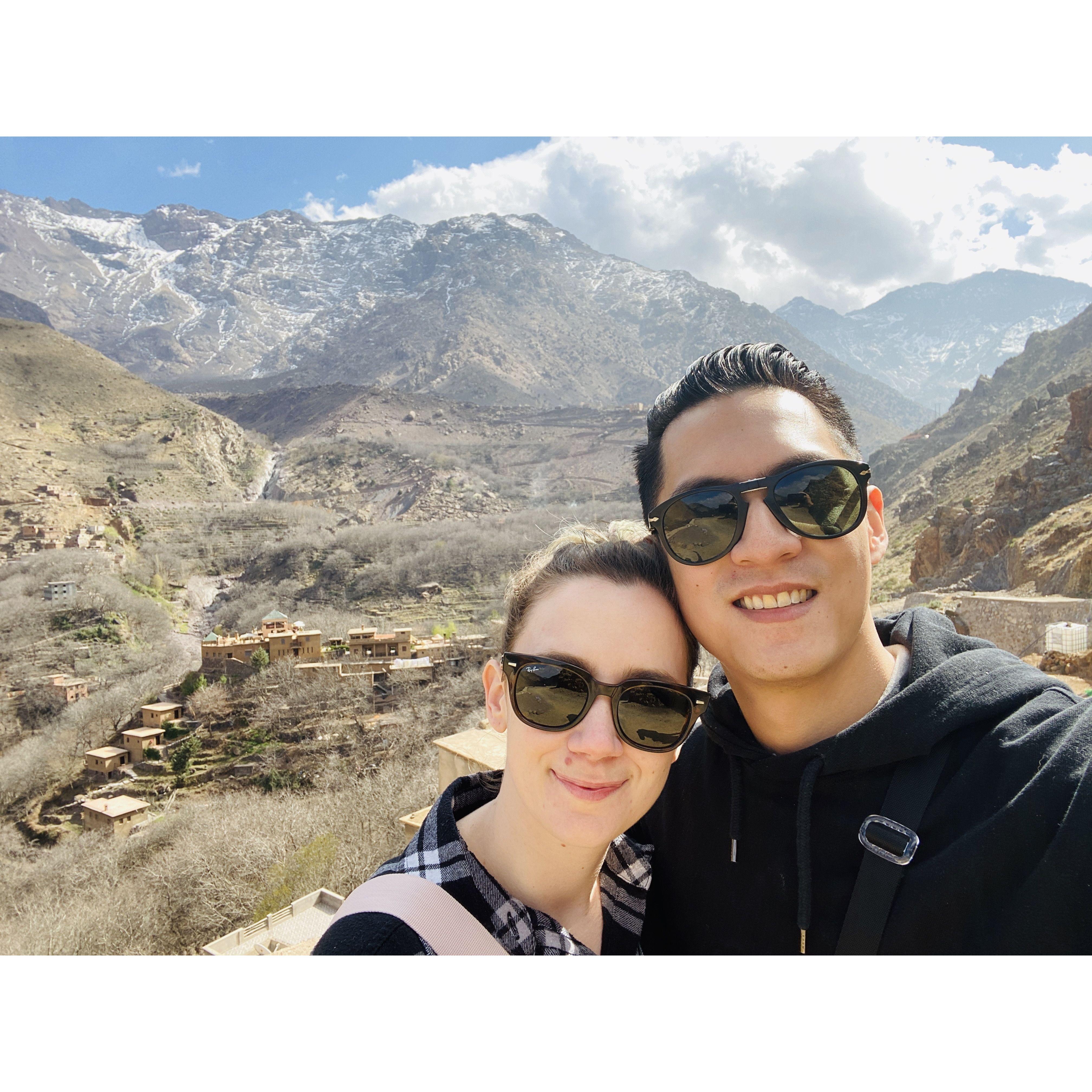 In the mountains in Morocco