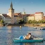 Pedal Boat on the Vltava River