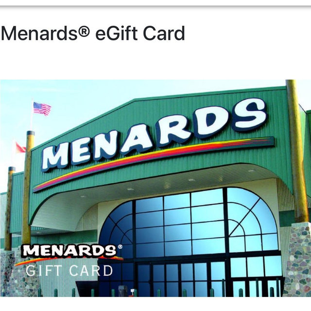 Menards Gift Card