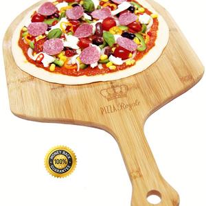 Pizza Royale Ethically Sourced Premium Natural Bamboo Pizza Peel, 19.6 Inch x 12 Inch