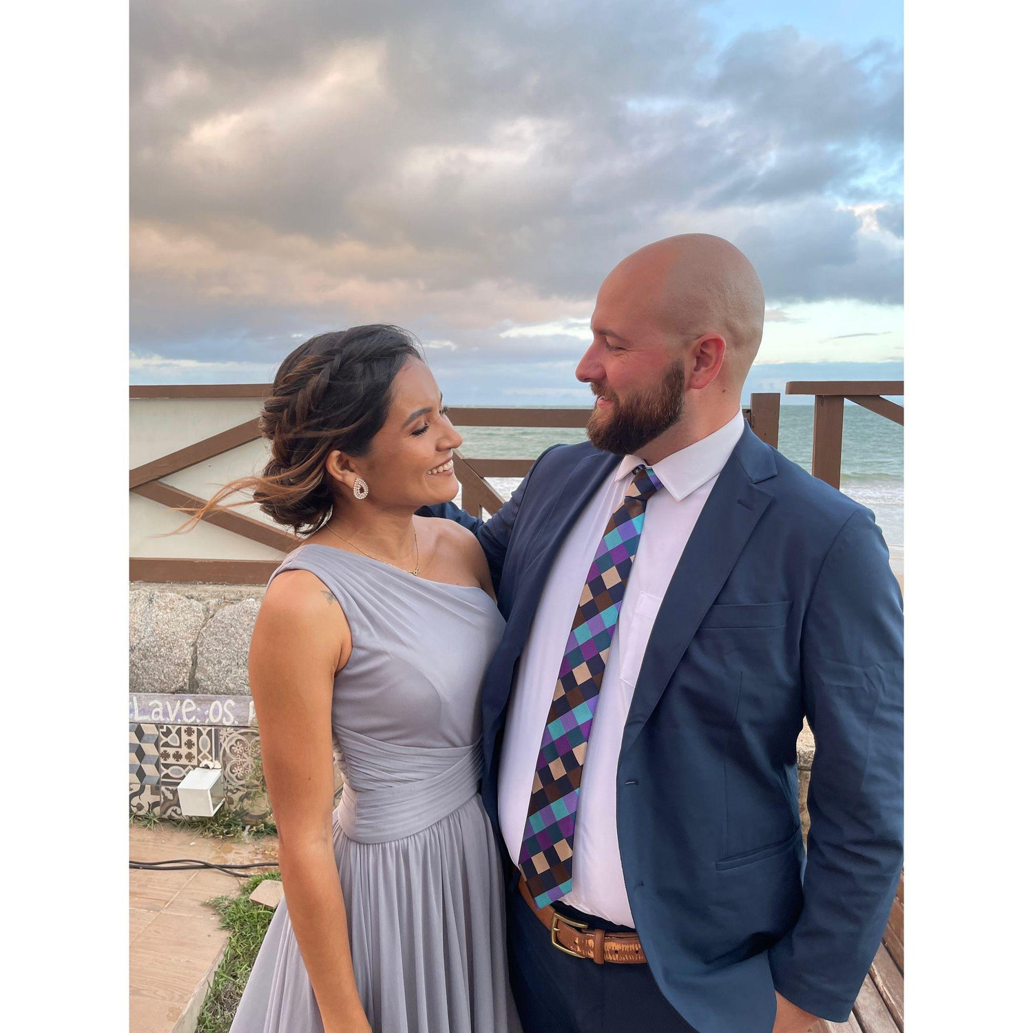 In Maceió - Brazil attending our beloved friends Wedding! 😍