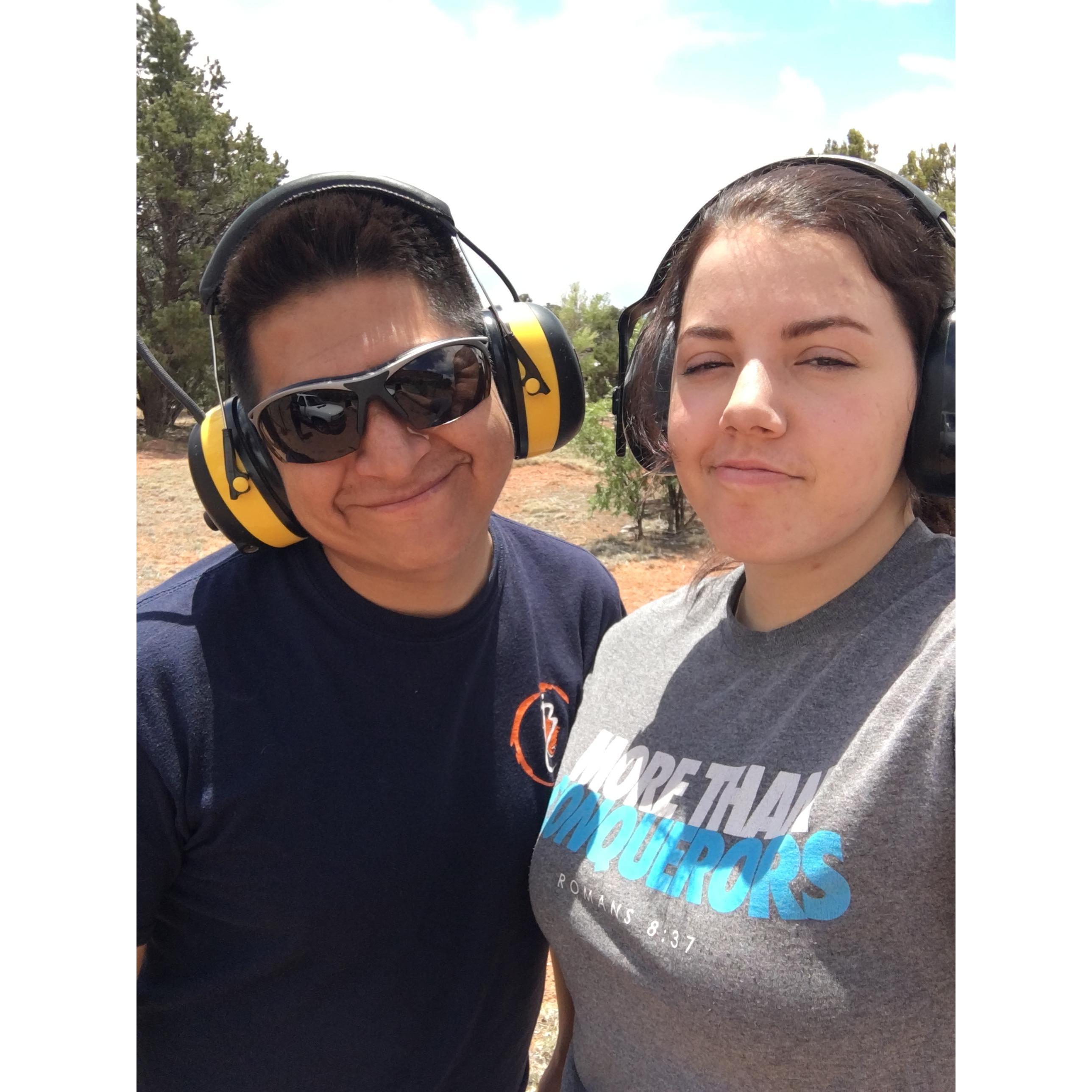 Going shooting together