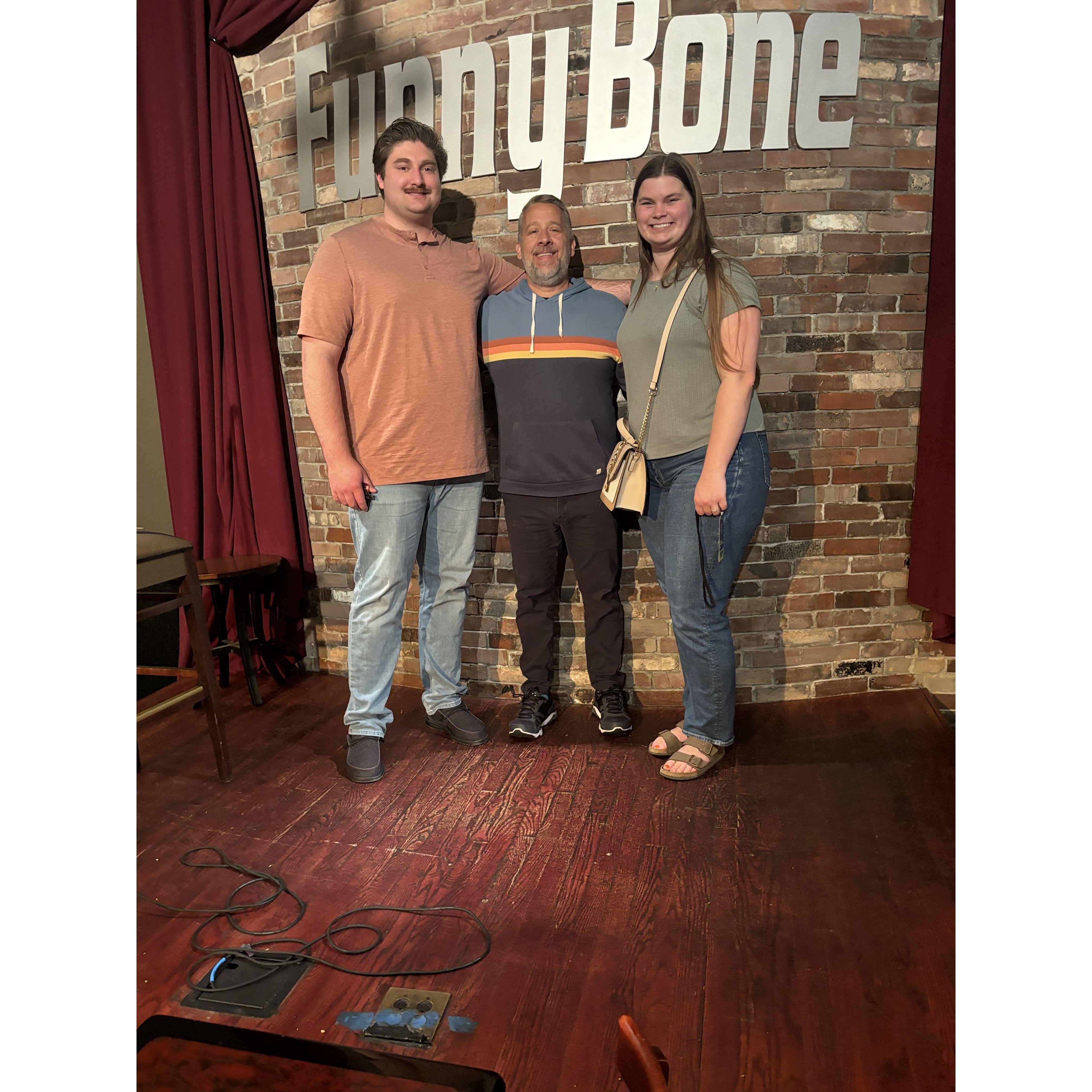Celebrated Tyler's 22nd birthday seeing one of his favorite comedians.
4/27/2024