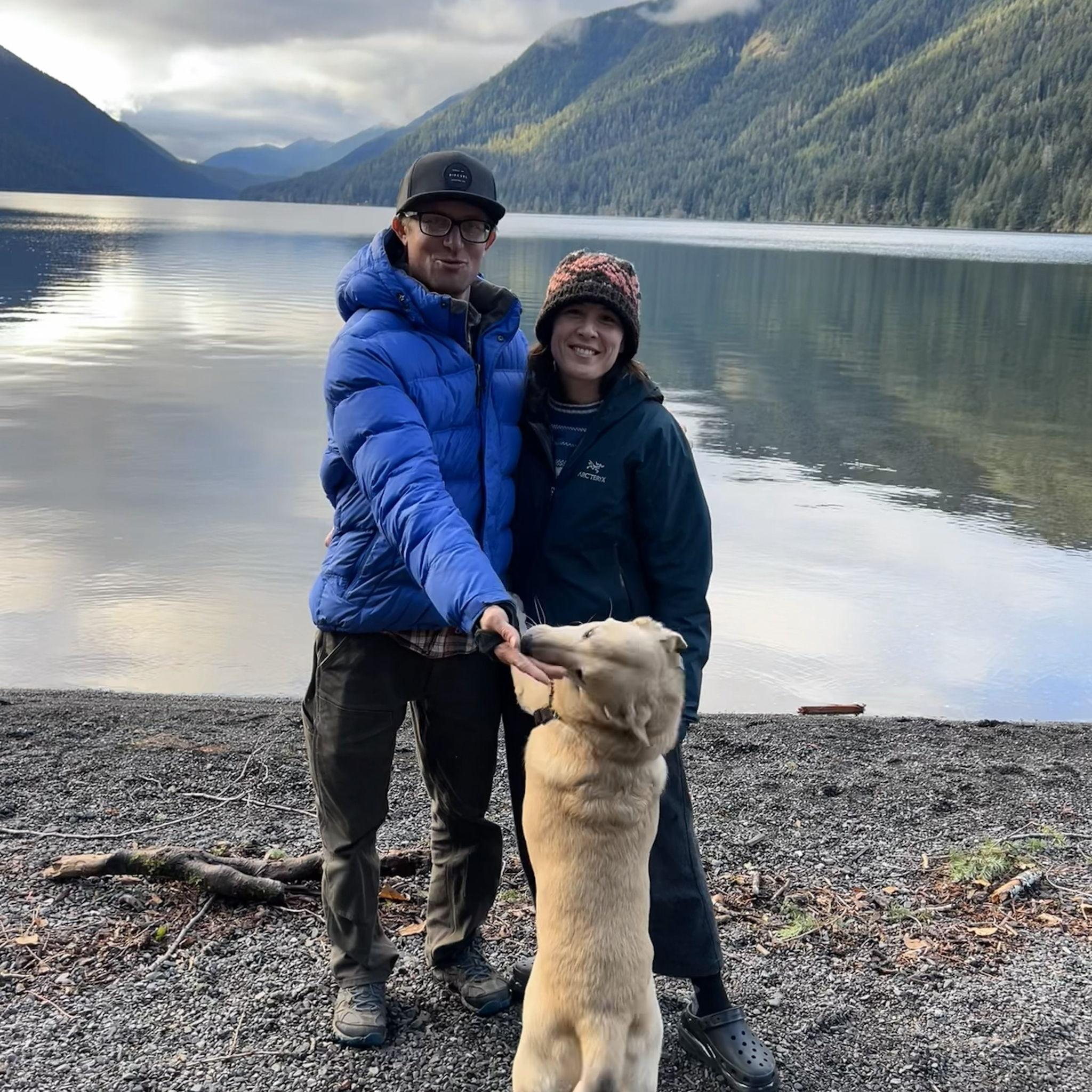 Lake Crescent with Boo Boo!
