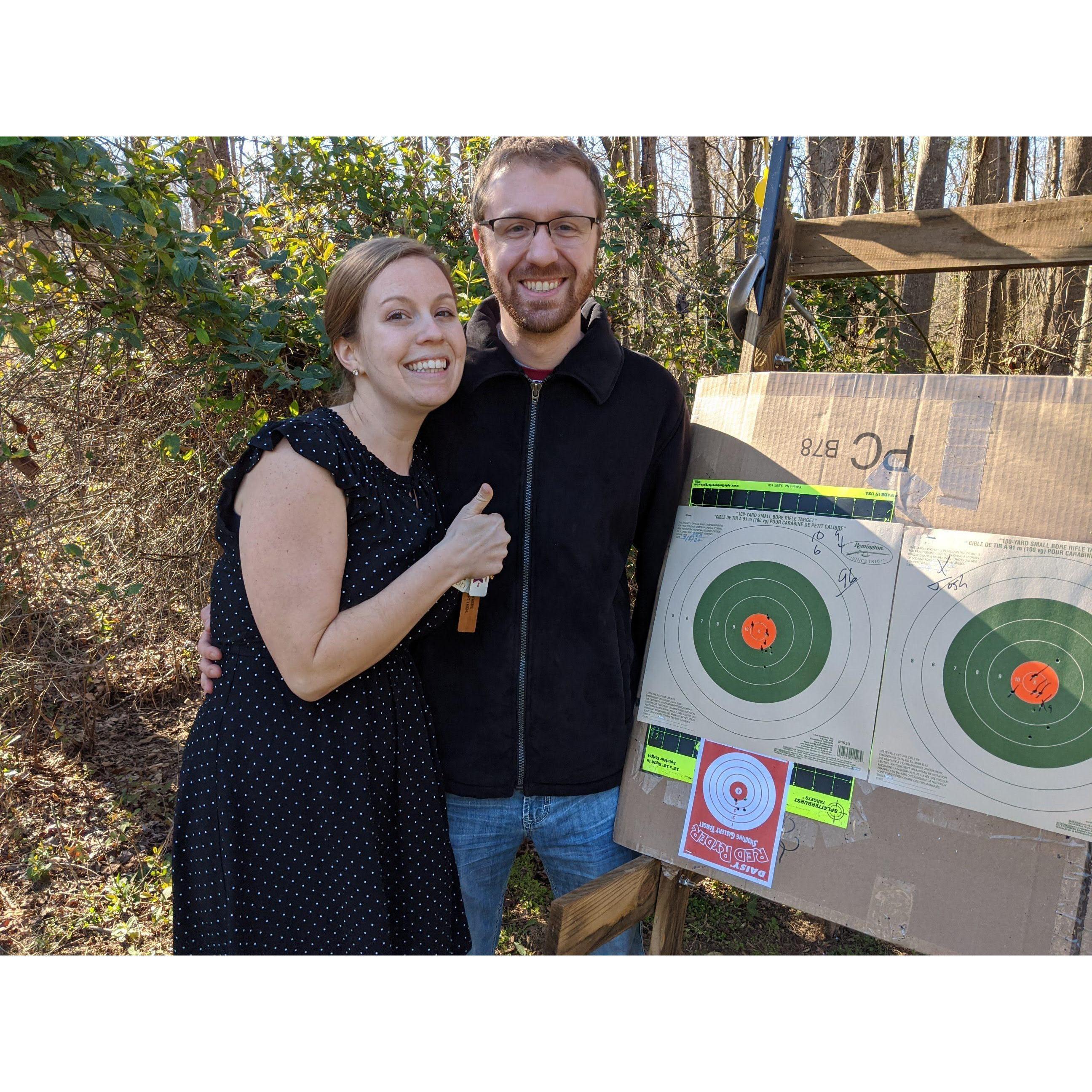 Ken got a shooting win in Rocky Mount! Officially allowed to get married now.