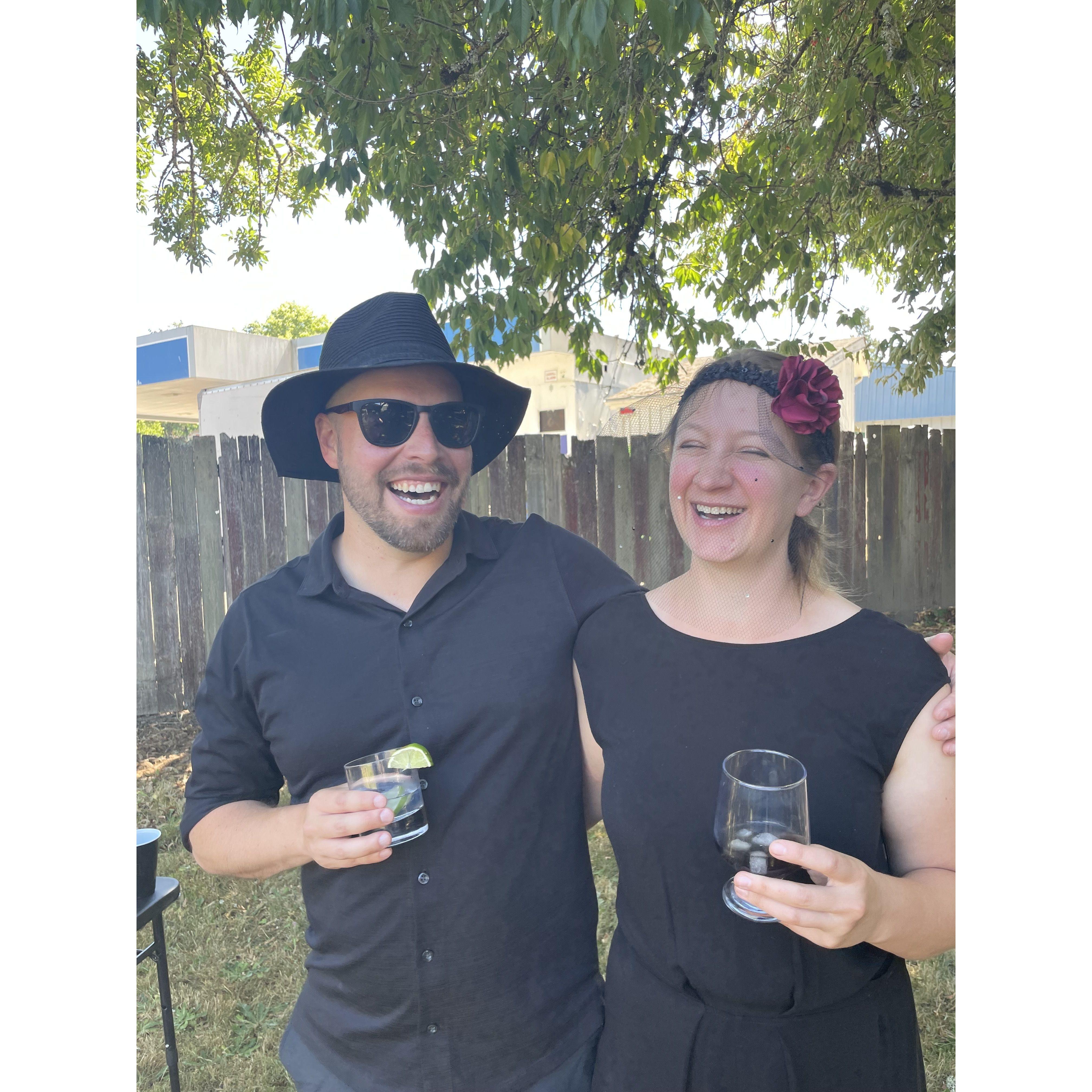 At our friend's 30th birthday party - a funeral to her youth